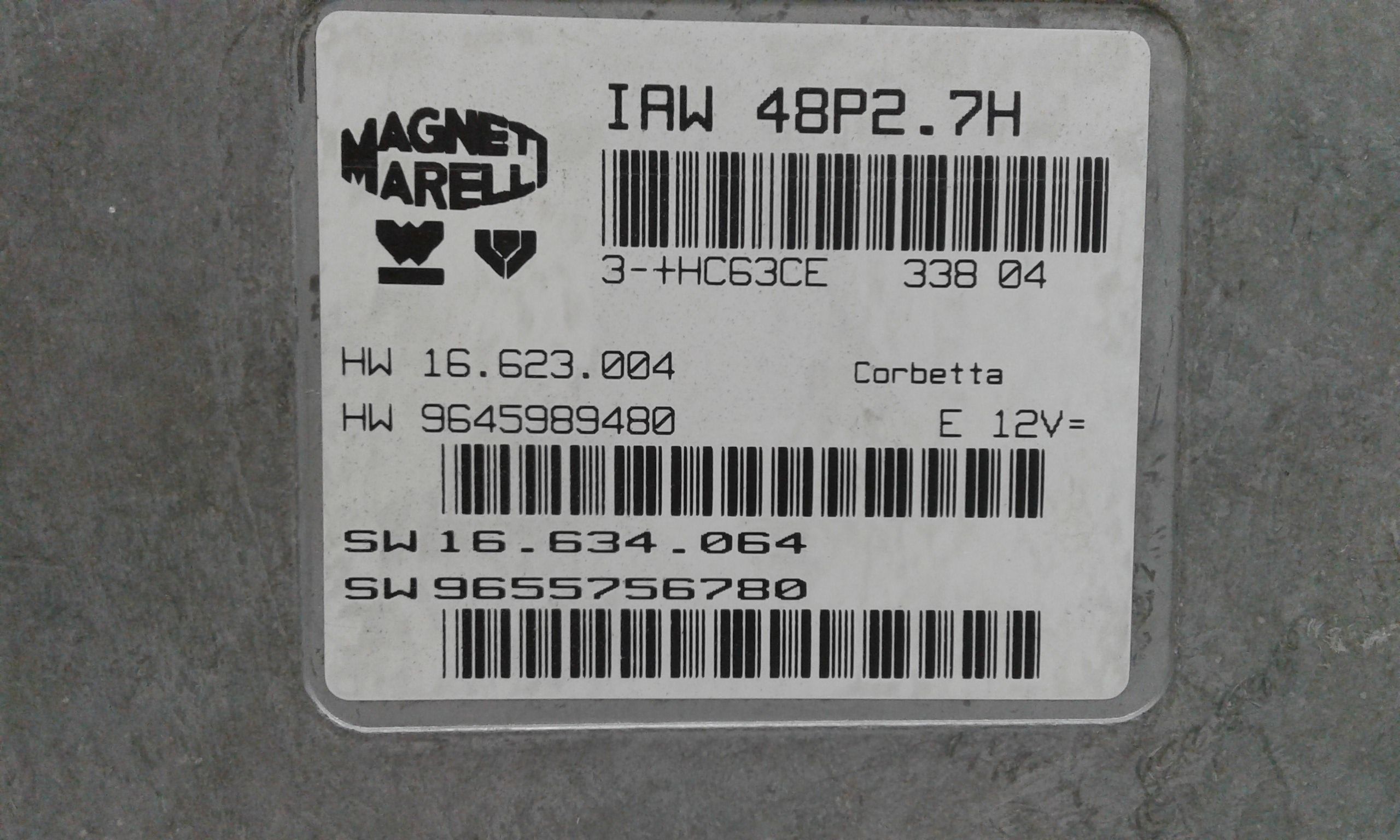 Kit chiave CITROEN C2 1 Serie