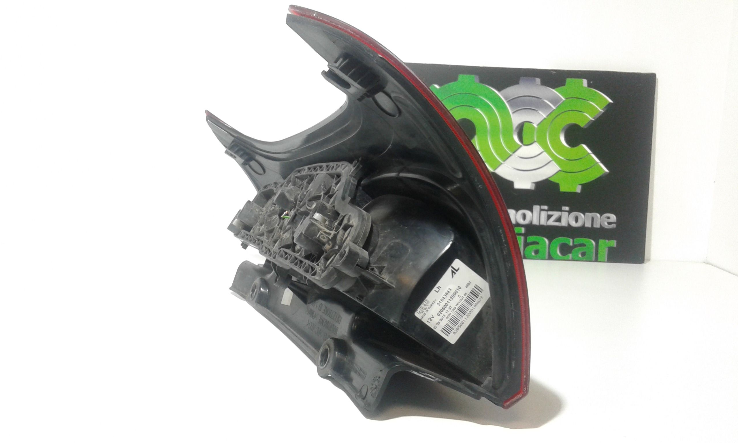 Stop fanale Posteriore sinistro lato Guida FIAT Panda 3 Serie