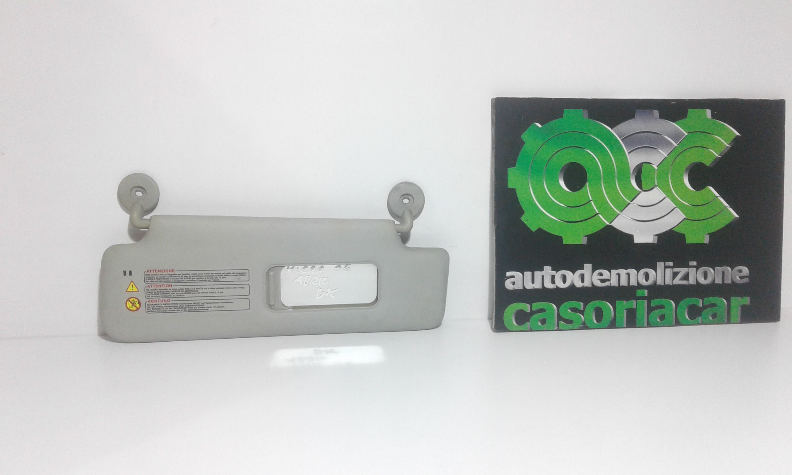 Parasole aletta Lato Passeggero NISSAN Micra Cabrio