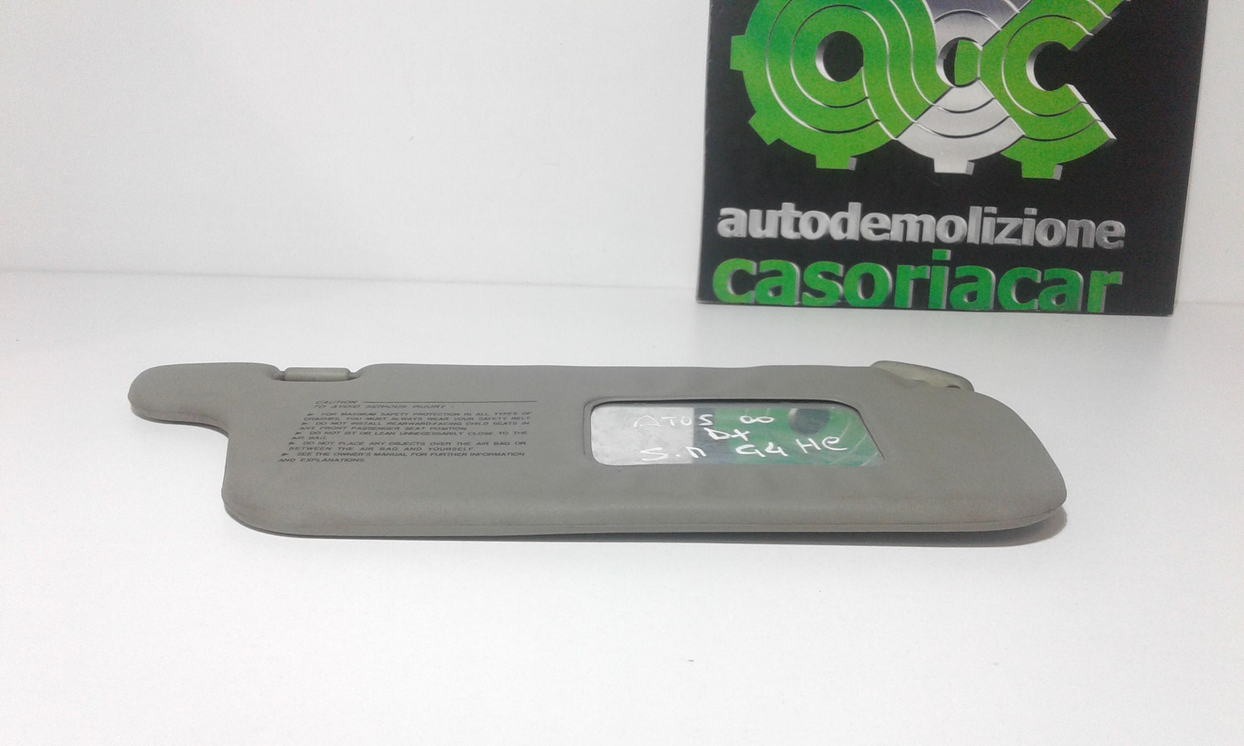 Parasole aletta Lato Passeggero HYUNDAI Atos Prime