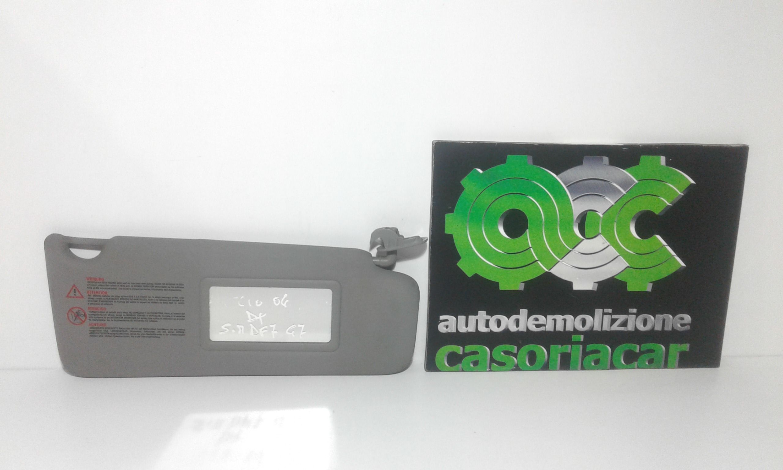 Parasole aletta Lato Passeggero RENAULT Clio 4