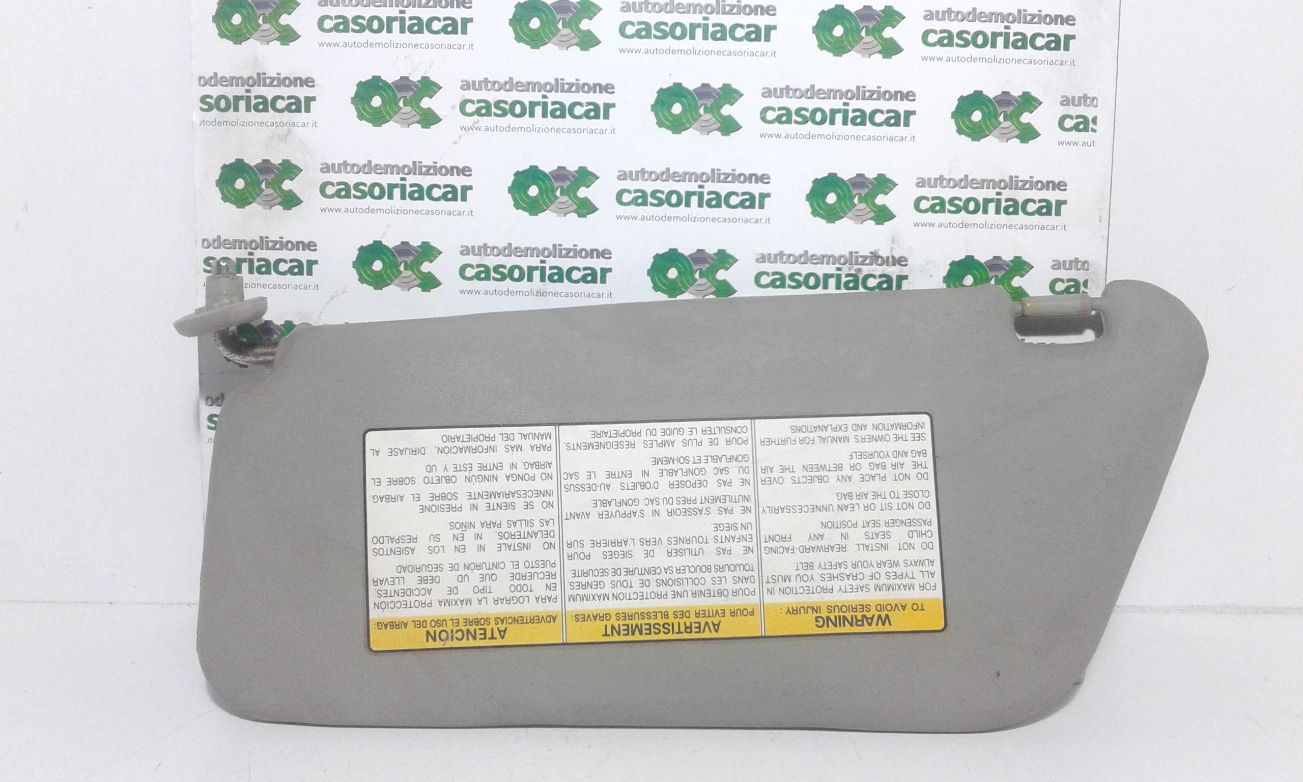 Parasole aletta Lato Passeggero DAEWOO Matiz 1 Serie