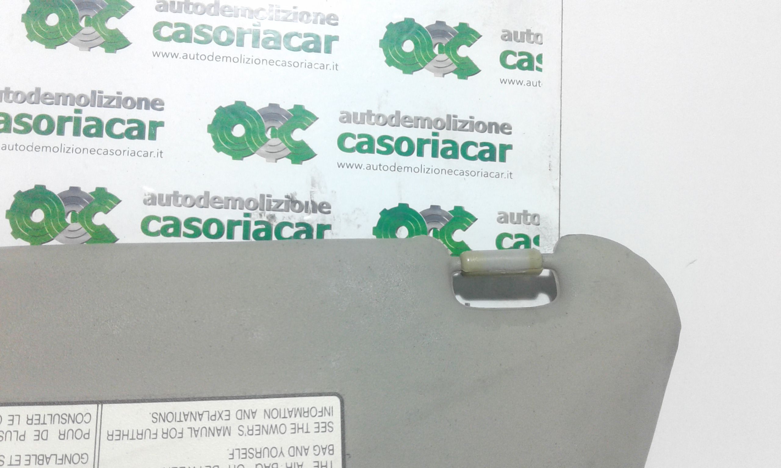 Parasole aletta Lato Passeggero DAEWOO Matiz 1 Serie