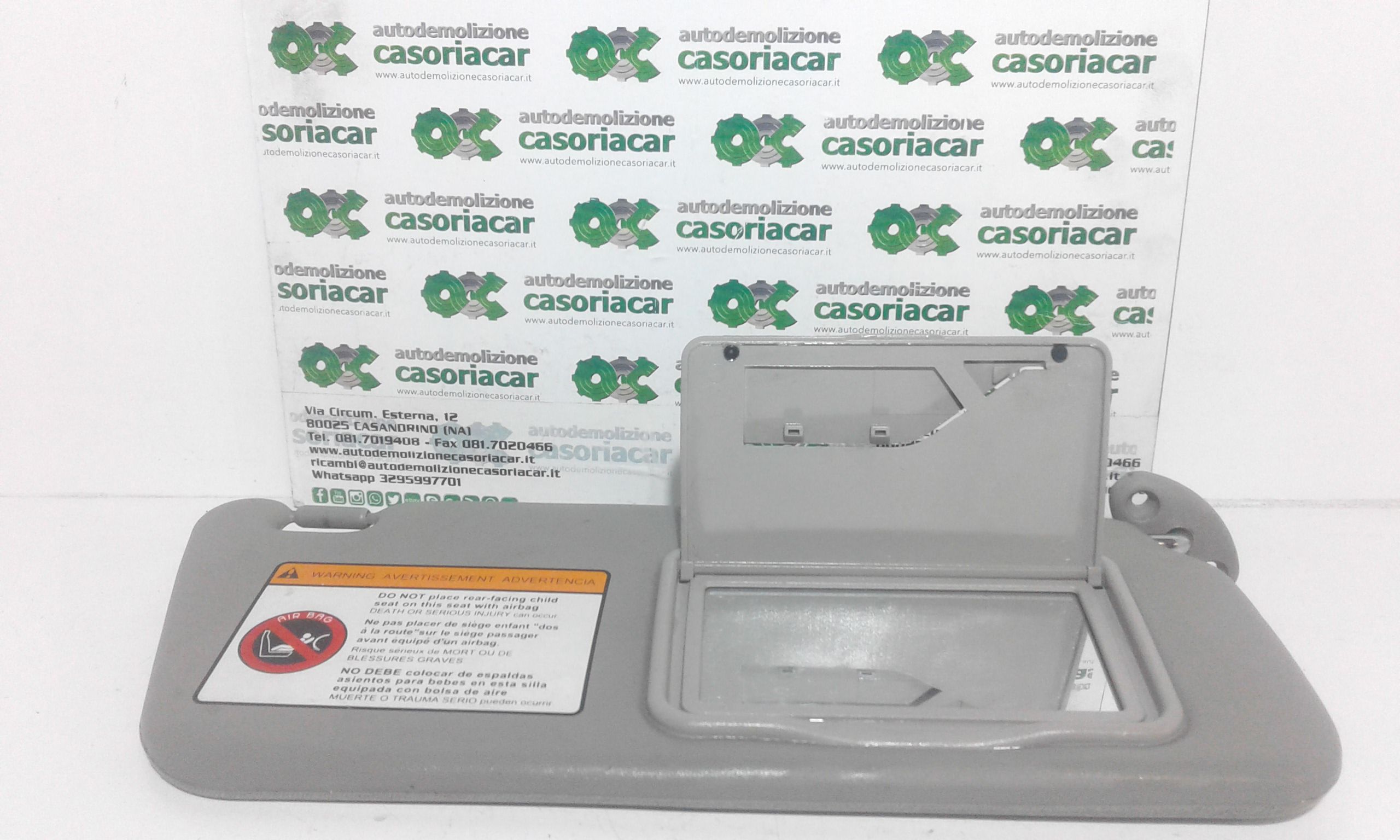 Parasole aletta Lato Passeggero DAEWOO Matiz 3 Serie