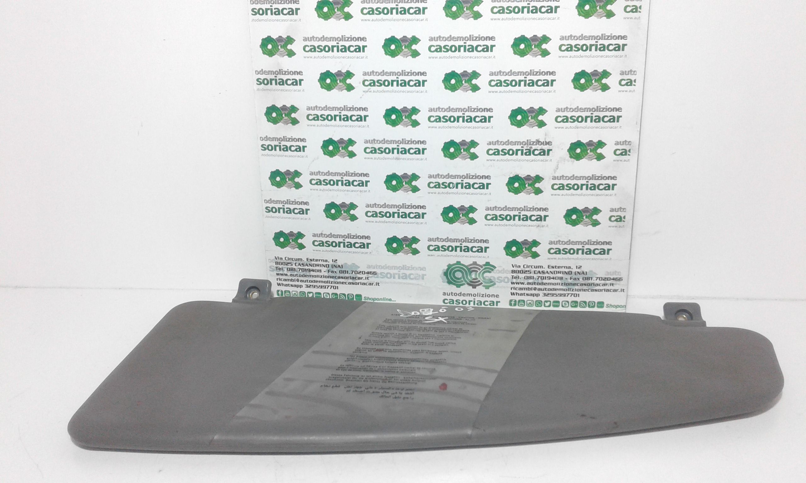 Parasole aletta anteriore Lato Guida FIAT Dobl 1 Serie