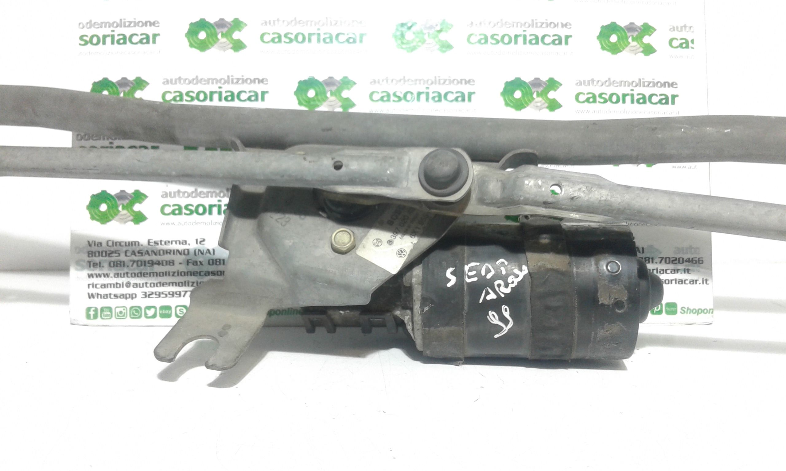 Motorino tergi ant completo di tandem SEAT Arosa 1 Serie