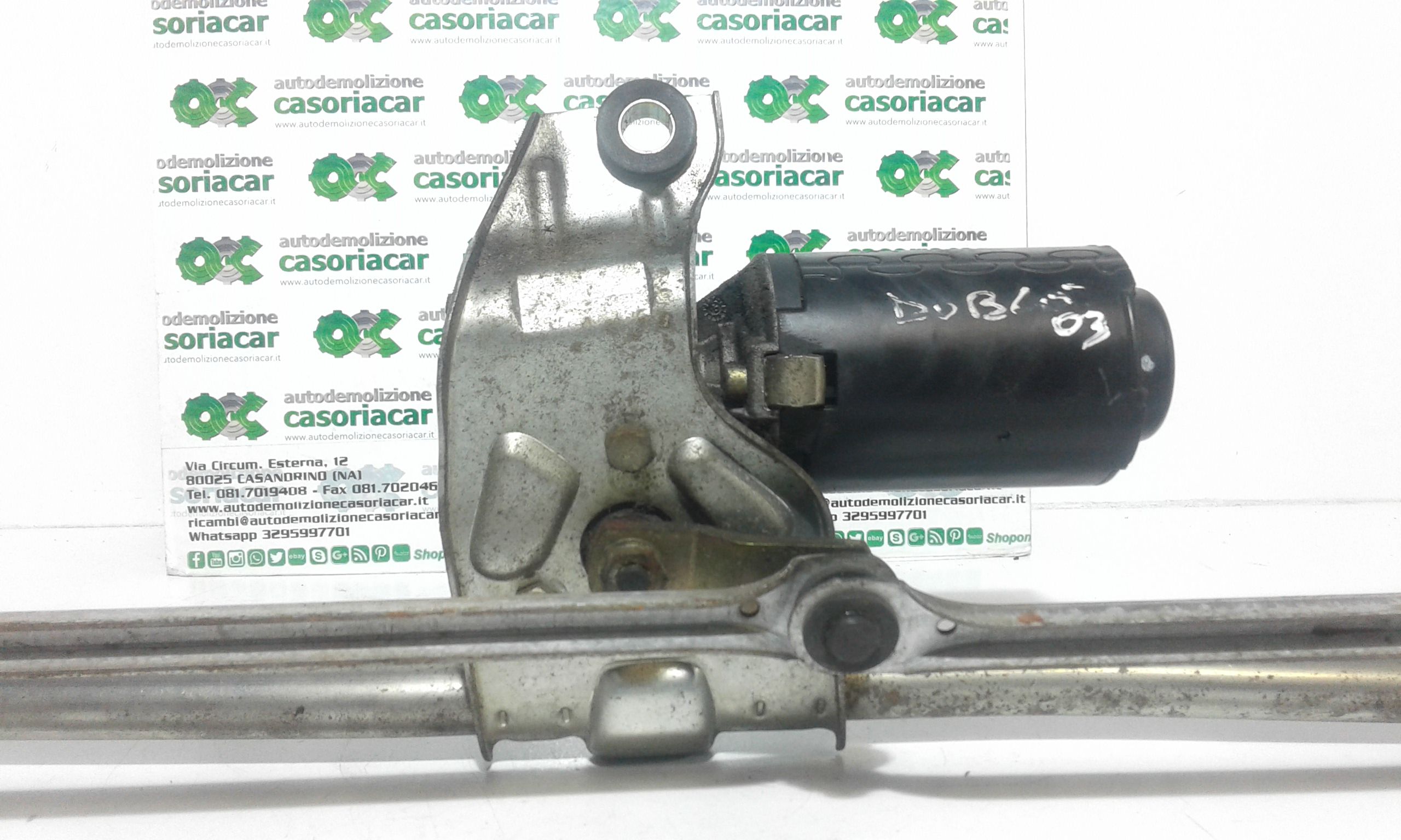 Motorino tergi ant completo di tandem FIAT Dobl 1 Serie