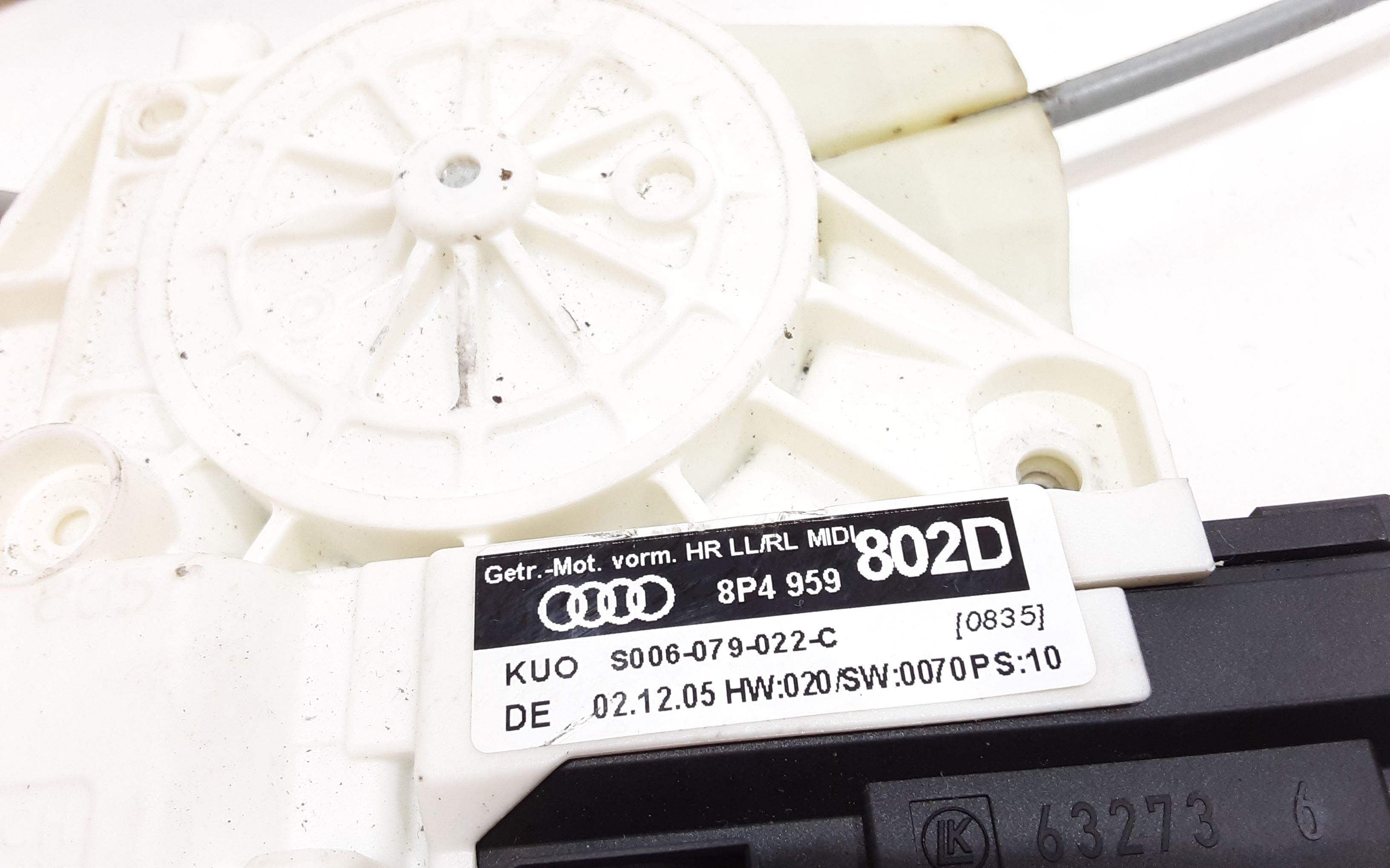 Cremagliera posteriore destra passeggero AUDI A3 Sportback (8P)