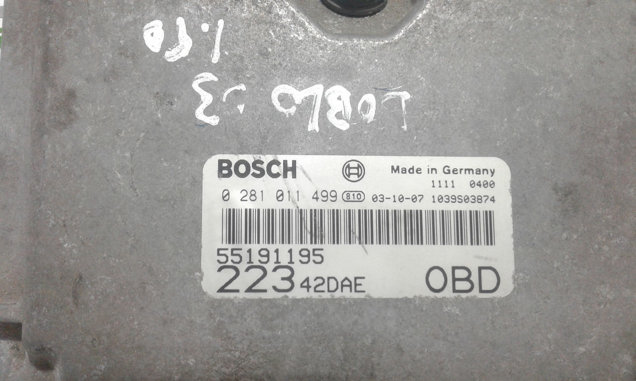 Centralina motore FIAT Dobl 1 Serie