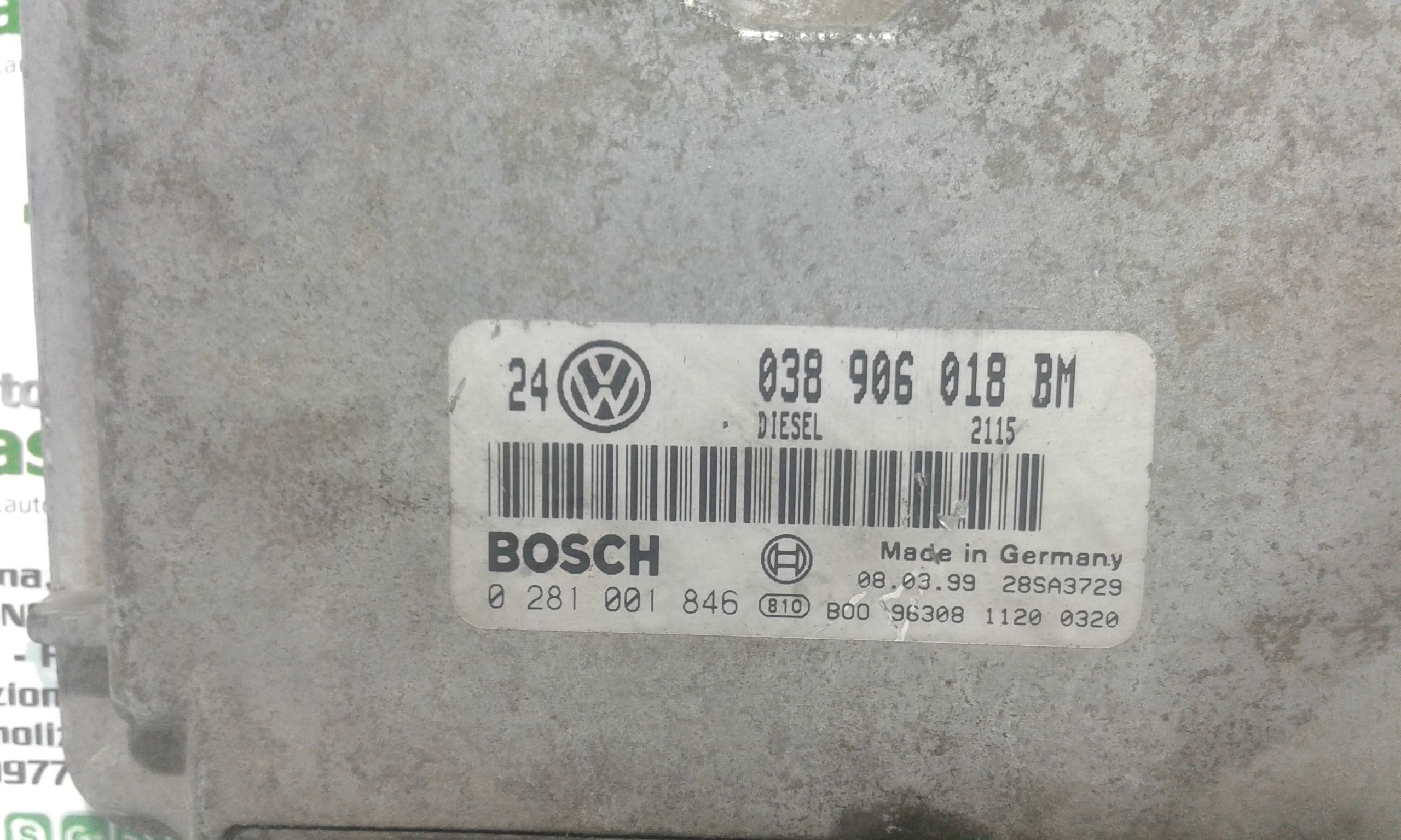 Centralina motore VOLKSWAGEN Golf 4 Berlina