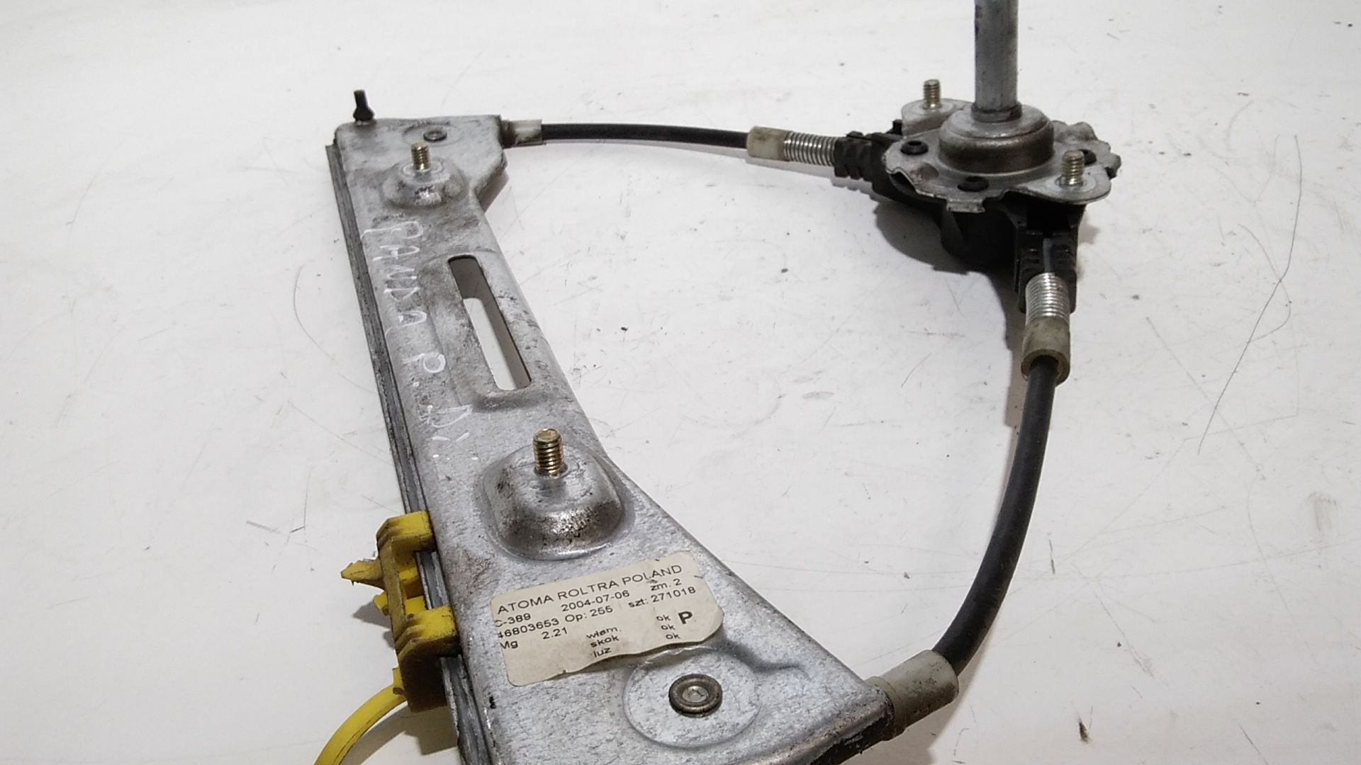 Cremagliera posteriore destra passeggero FIAT Panda 2 Serie