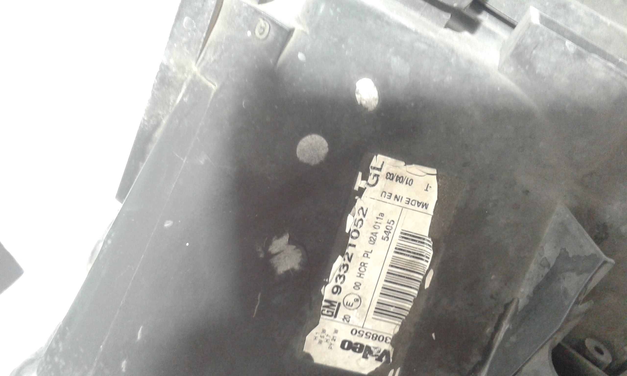 Faro anteriore Sinistro Guida OPEL Meriva 1 Serie