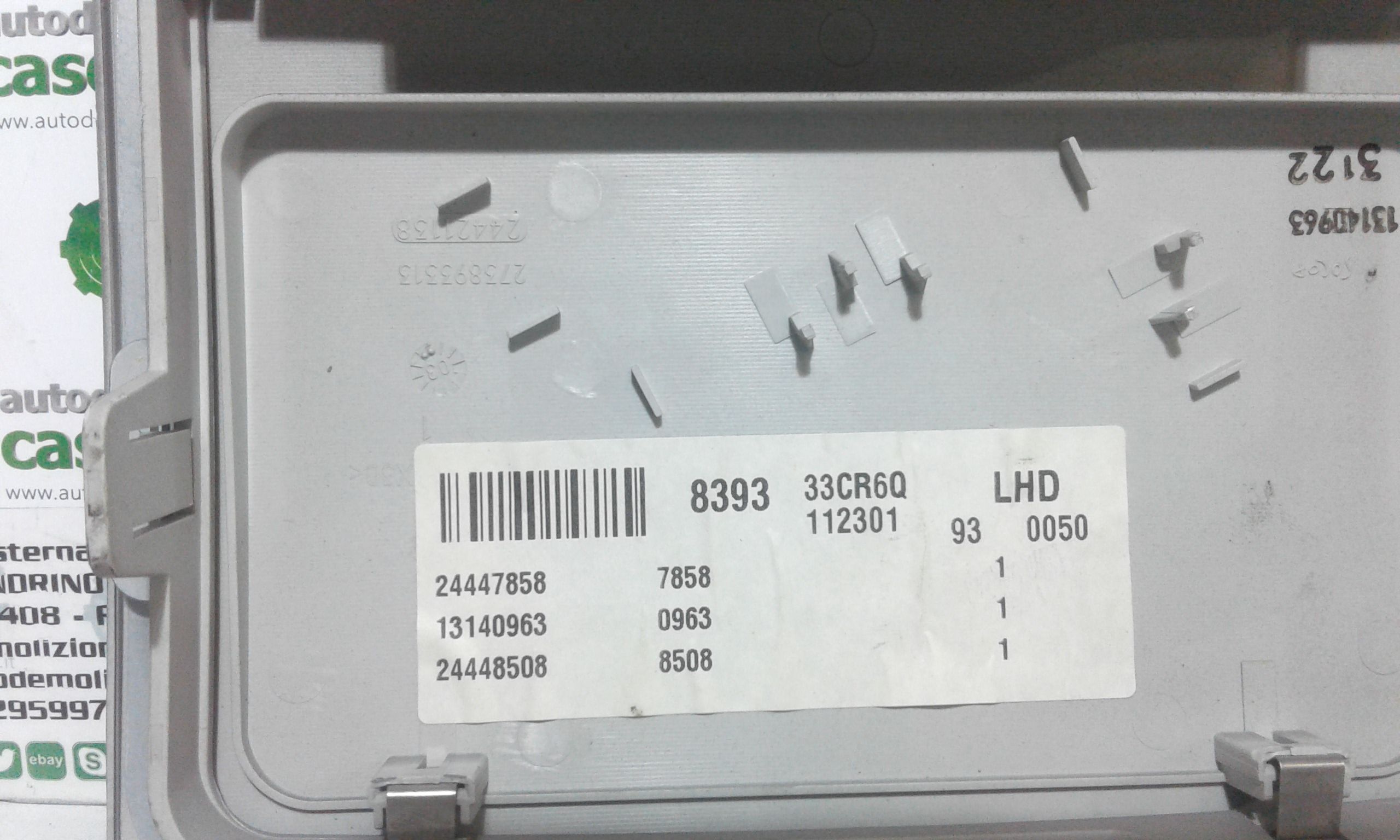 Plafoniera OPEL Vectra C Berlina