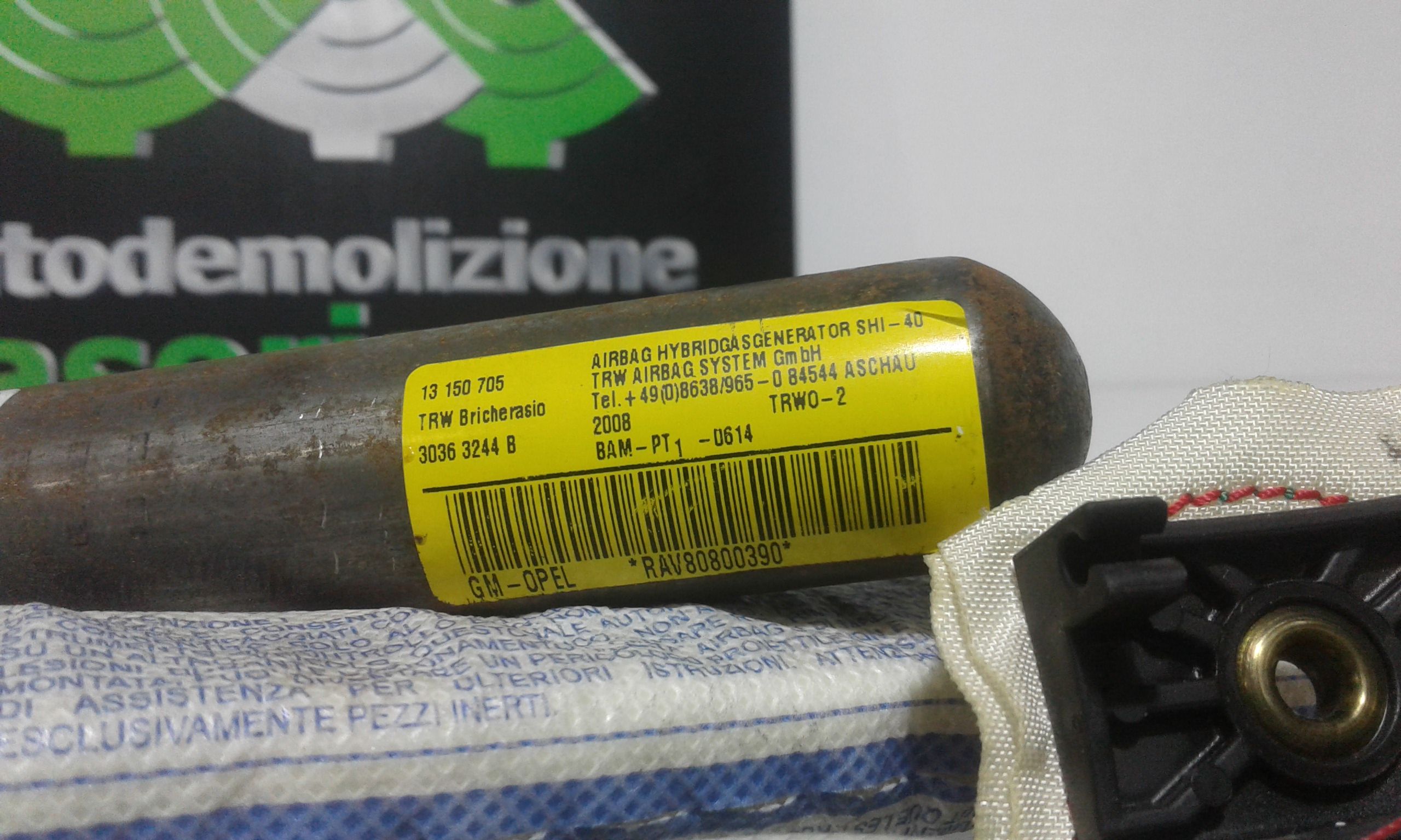 Airbag a tendina laterale passeggero OPEL Corsa D 5P 1 Serie