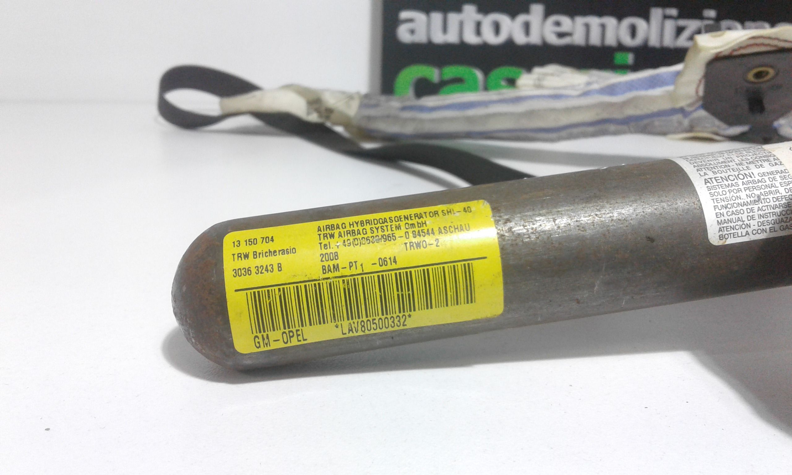 Airbag a tendina laterale Sinistro Guida OPEL Corsa D 5P 1 Serie