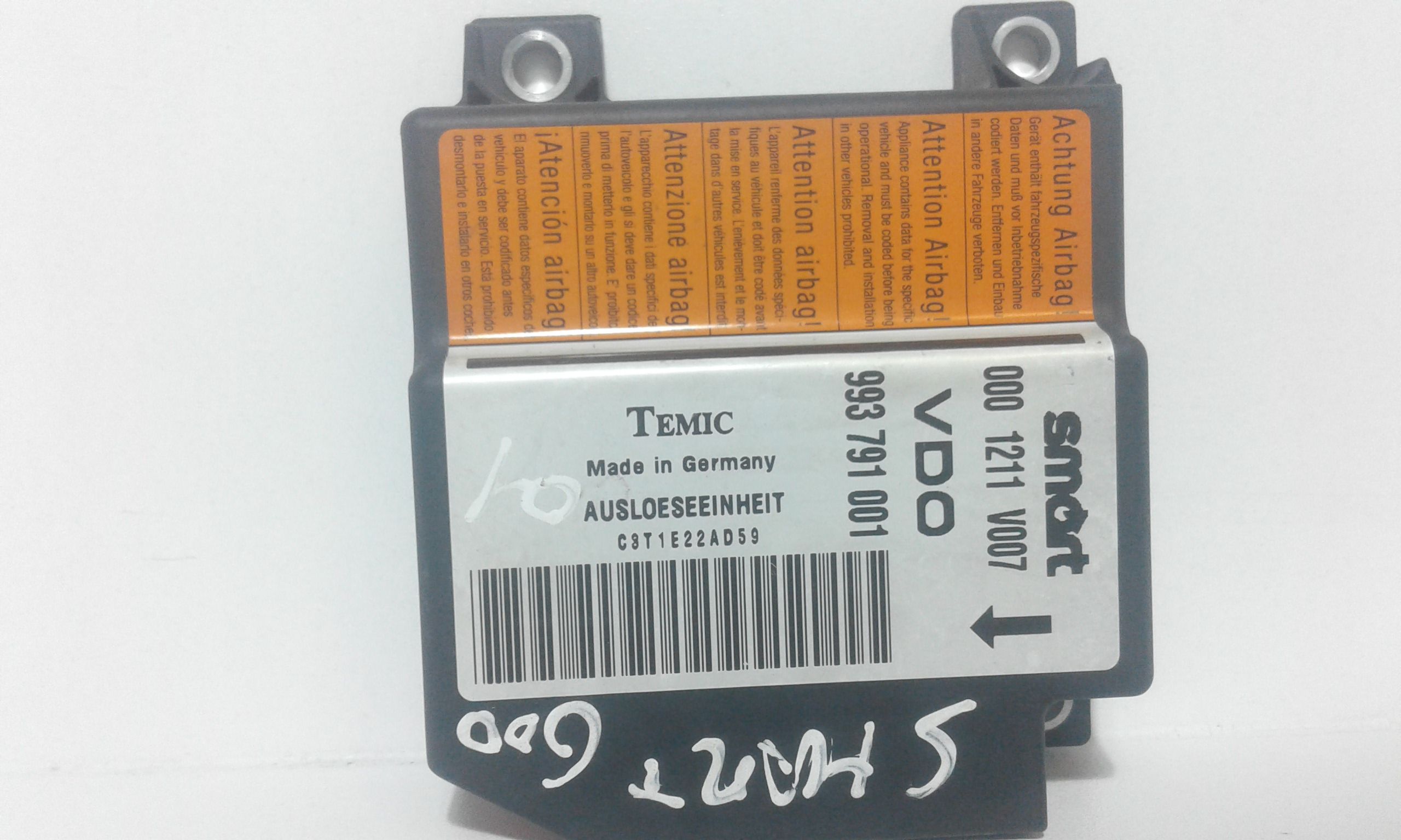 Centralina Airbag SMART ForTwo Coup 1 Serie