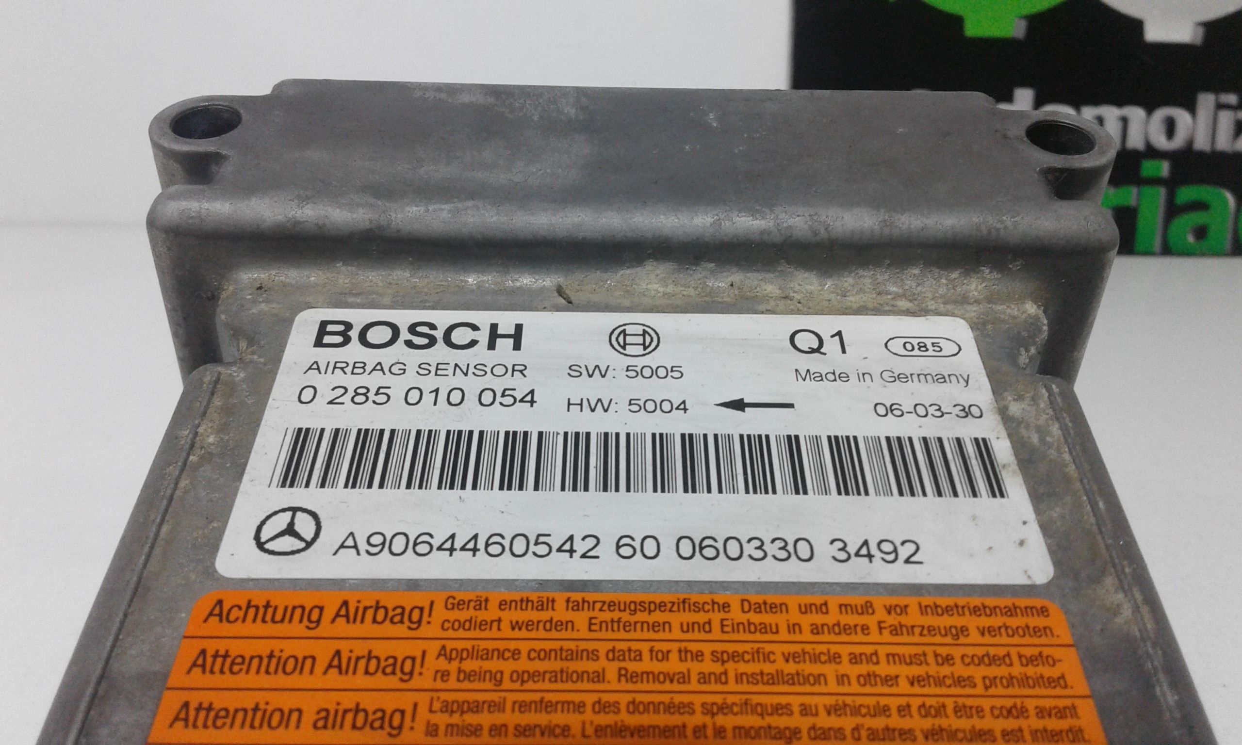 Centralina Airbag MERCEDES Sprinter 411