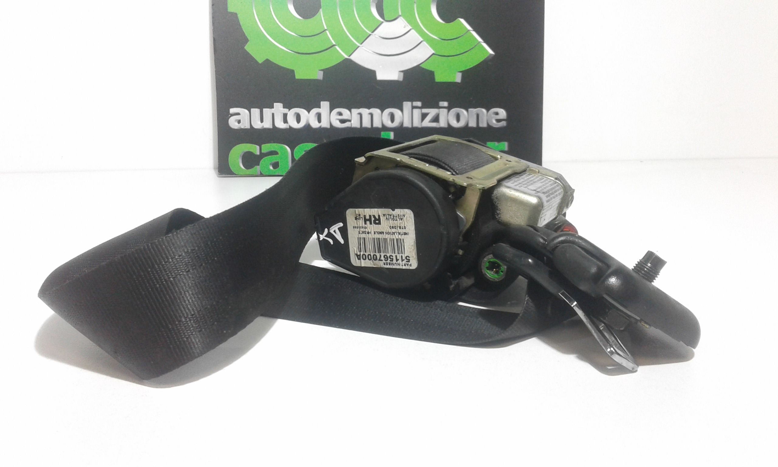 Cintura di Sicurezza anteriore Destra con pretensionatore SSANGYONG Rexton 1 Serie