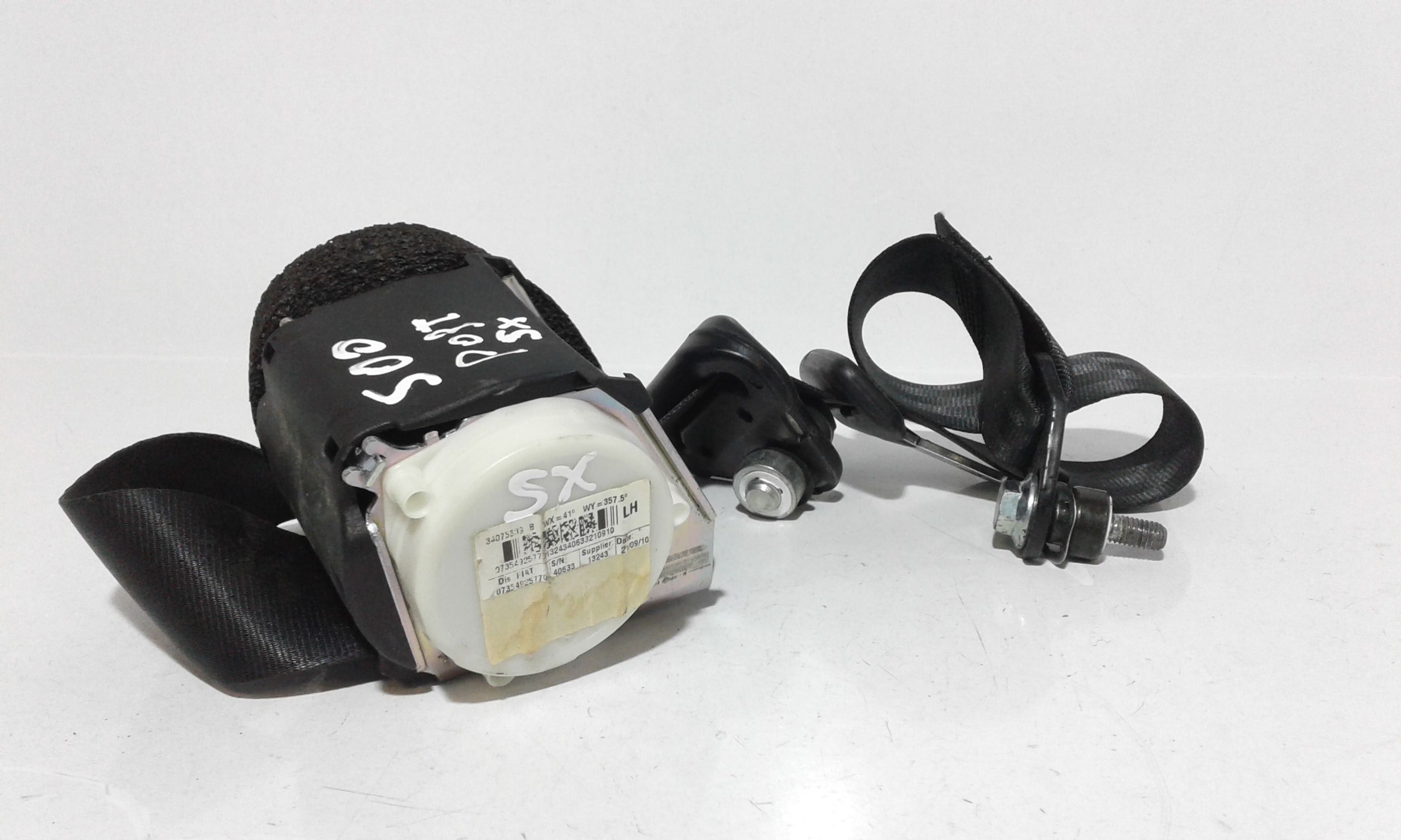 Cintura di sicurezza Posteriore Sx Guida FIAT 500 Cabrio