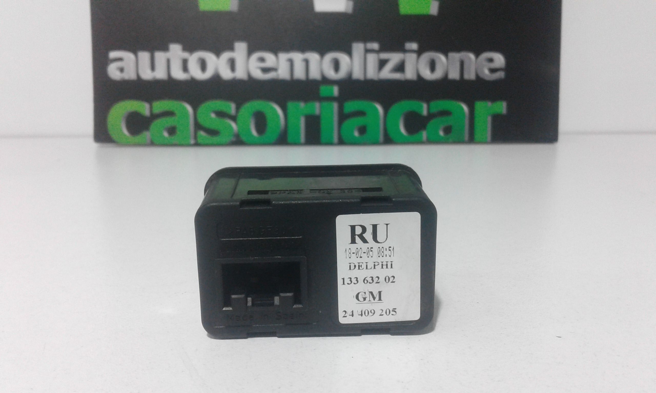 Pulsantiera Anteriore Sinistra Guida OPEL Corsa C 5P 2 Serie