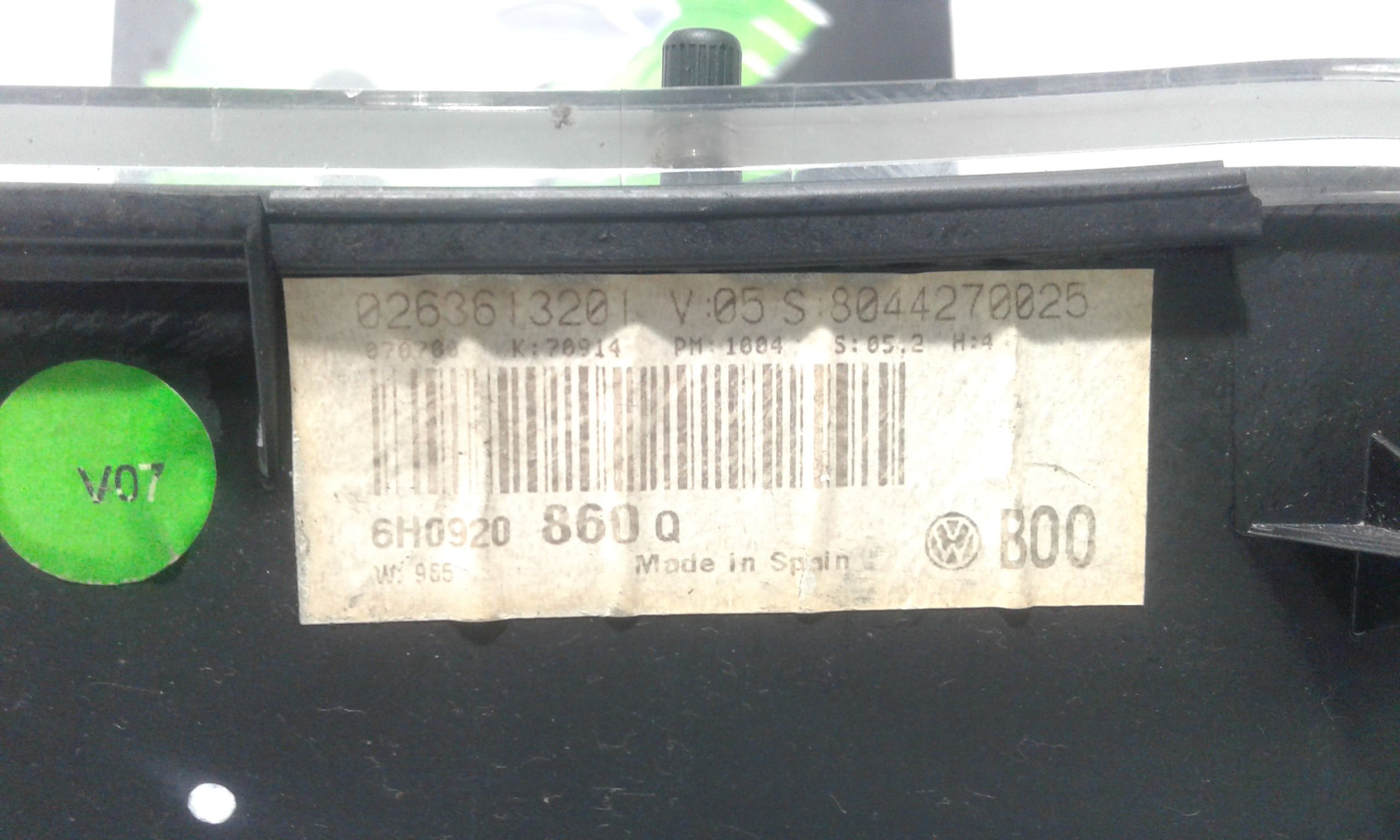 Quadro Strumenti SEAT Arosa 1 Serie