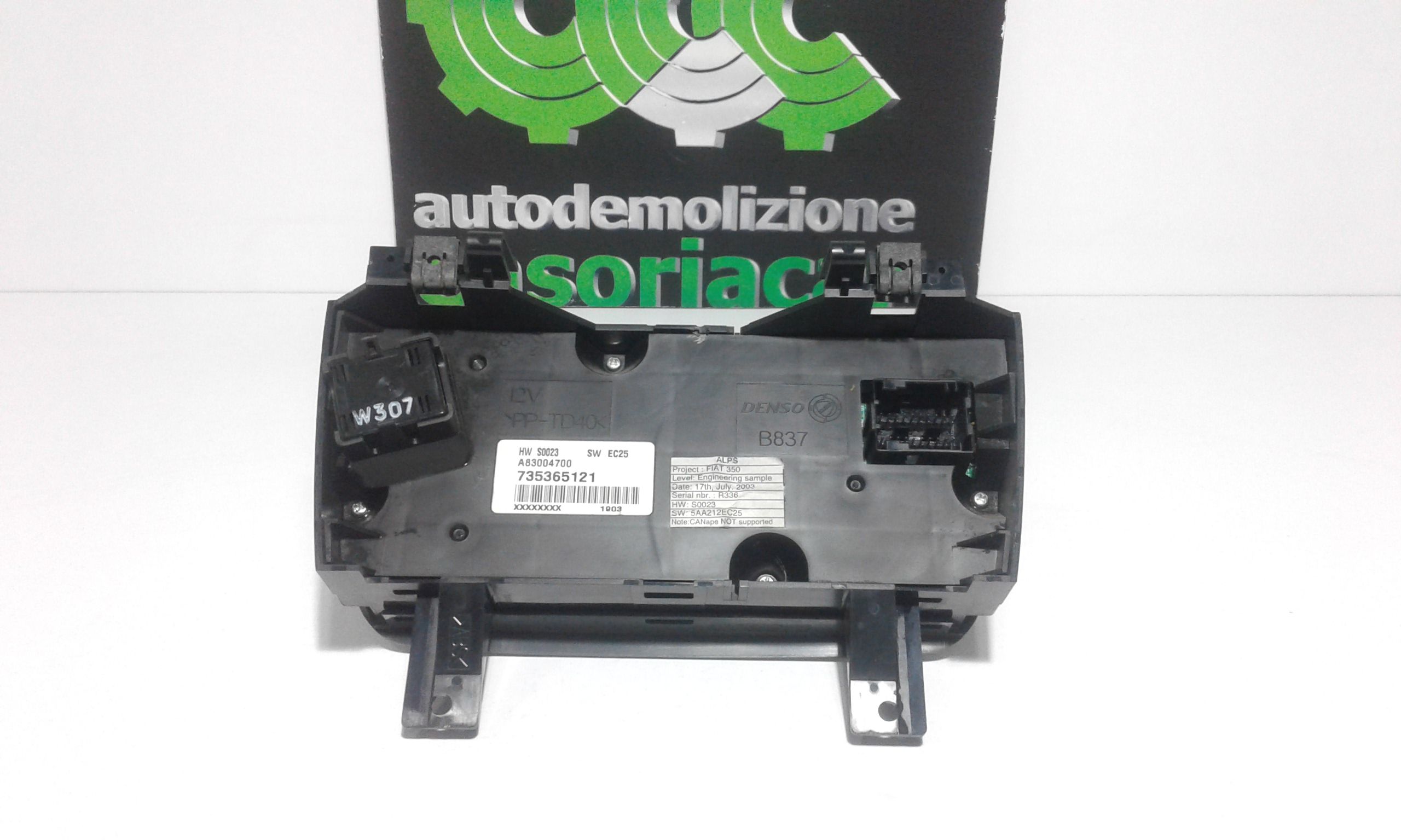 Comandi Clima FIAT Idea 1 Serie