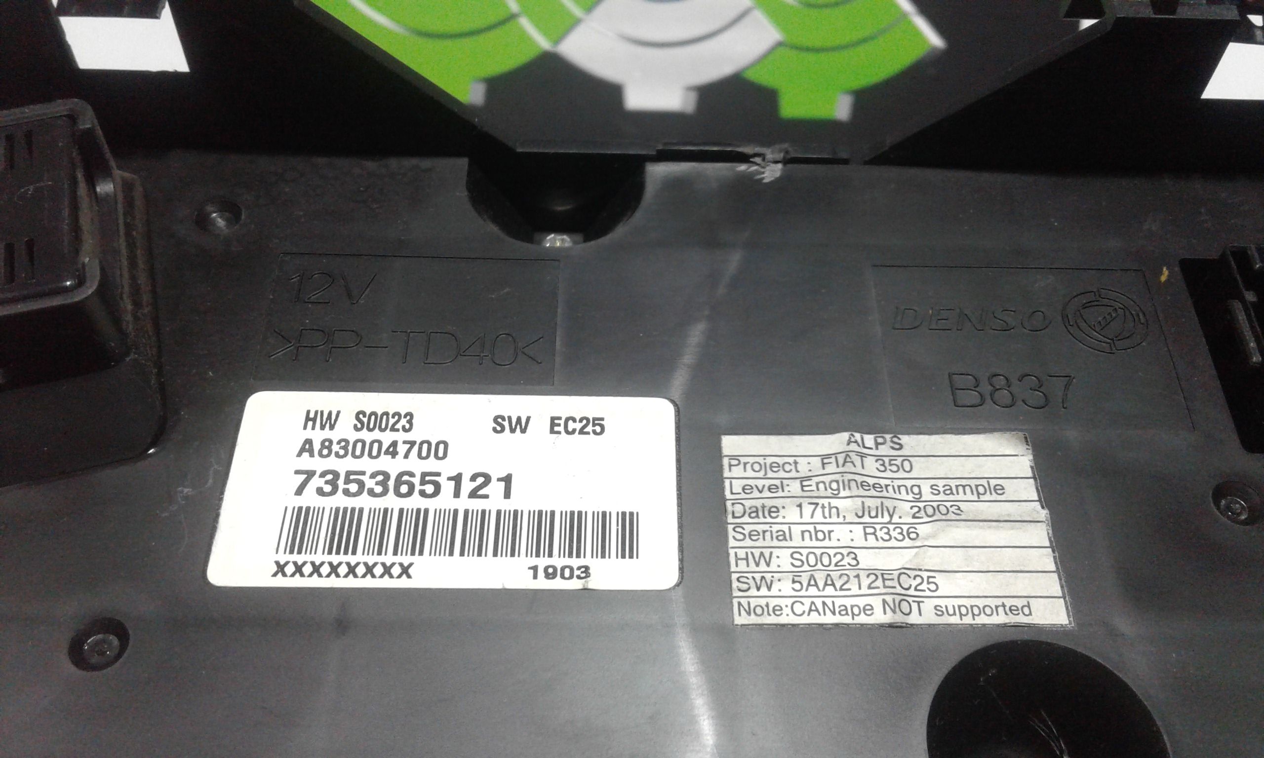 Comandi Clima FIAT Idea 1 Serie