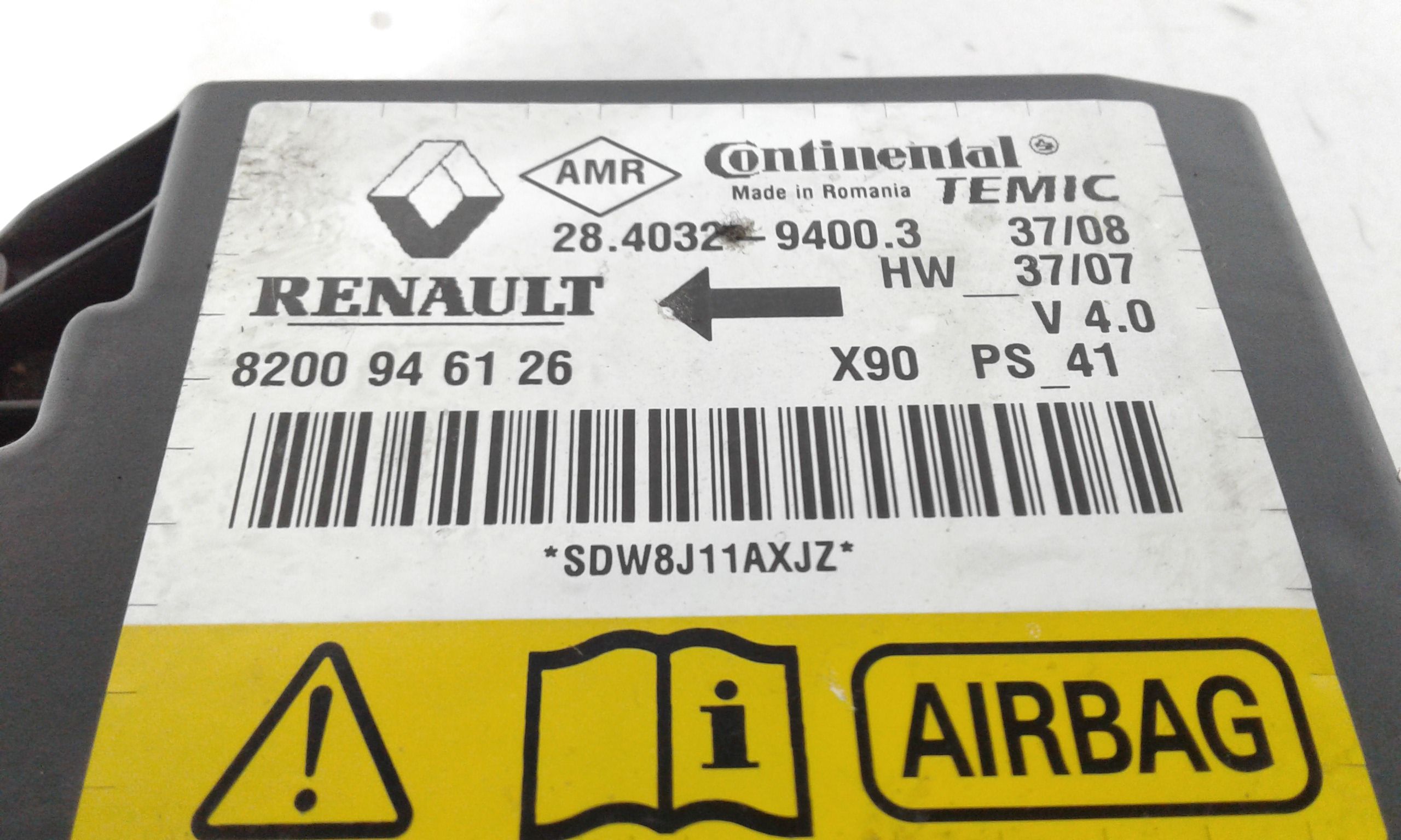 Centralina Airbag DACIA Logan 1 Serie