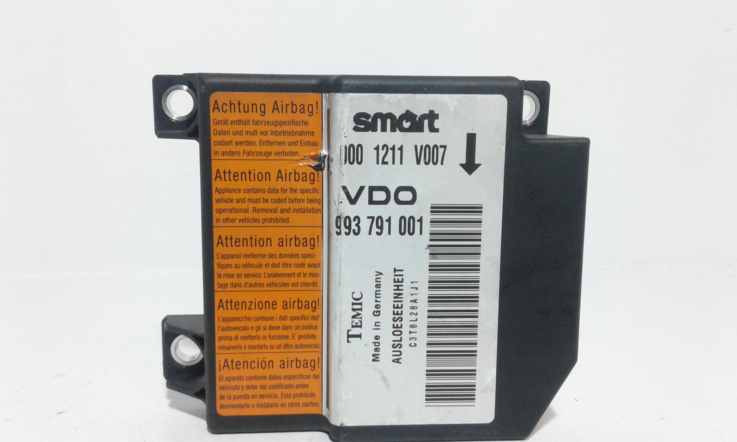 Centralina Airbag SMART ForTwo Coup 1 Serie