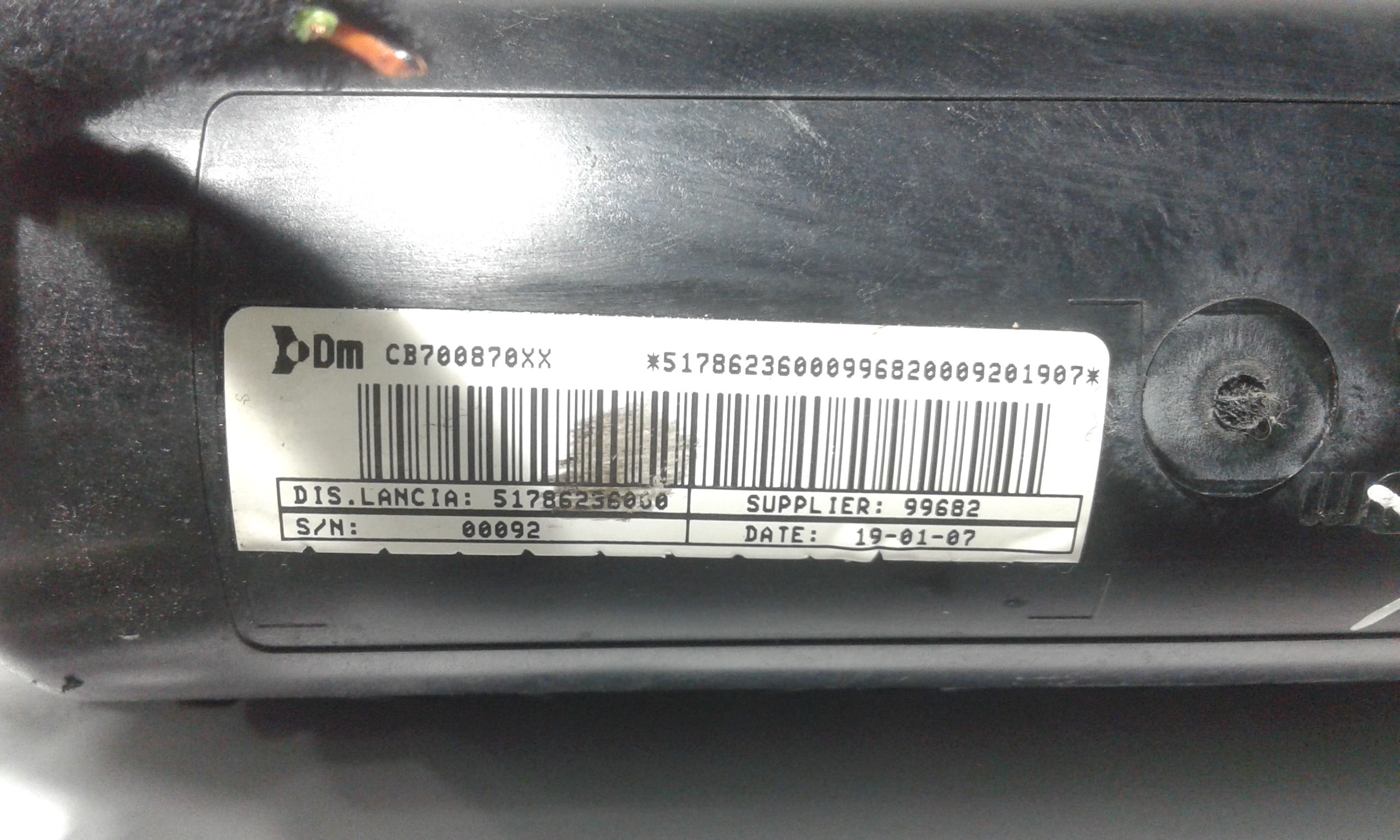 Airbag Passeggero LANCIA Ypsilon 1 Serie