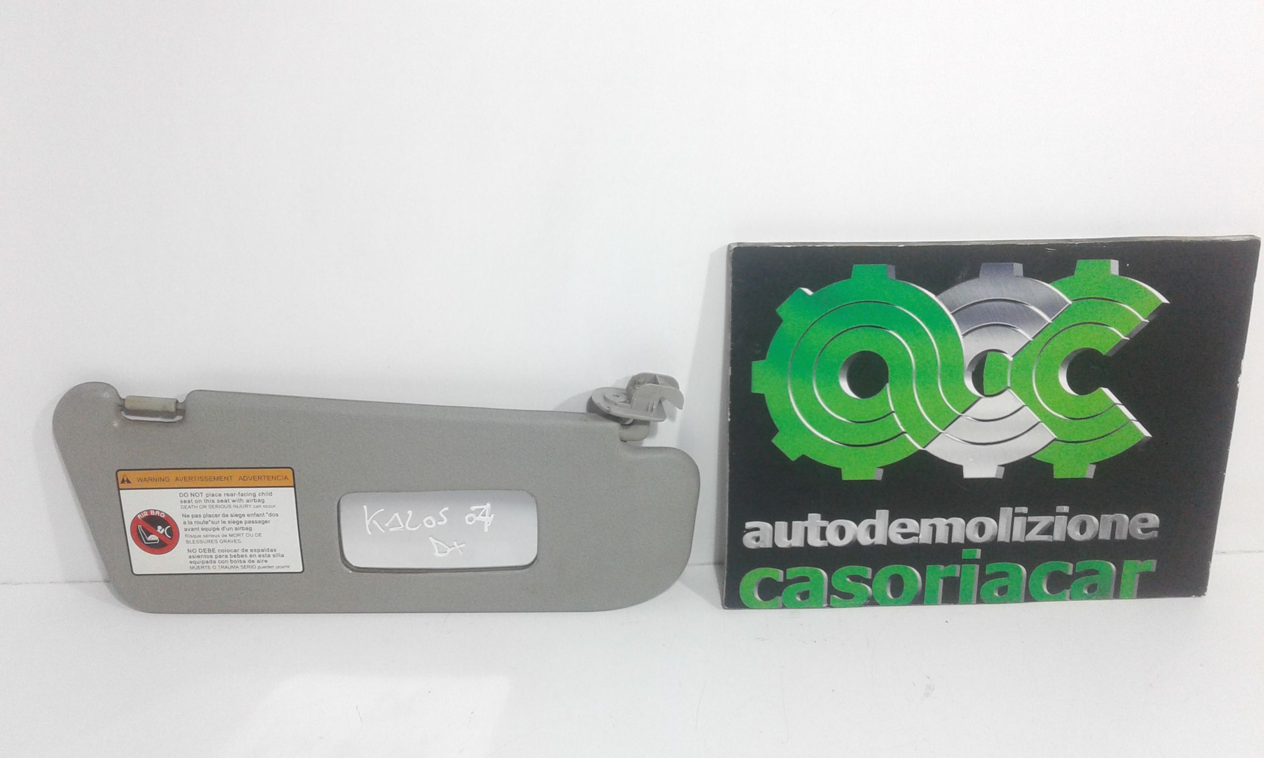 Parasole aletta Lato Passeggero CHEVROLET Kalos 1 Serie
