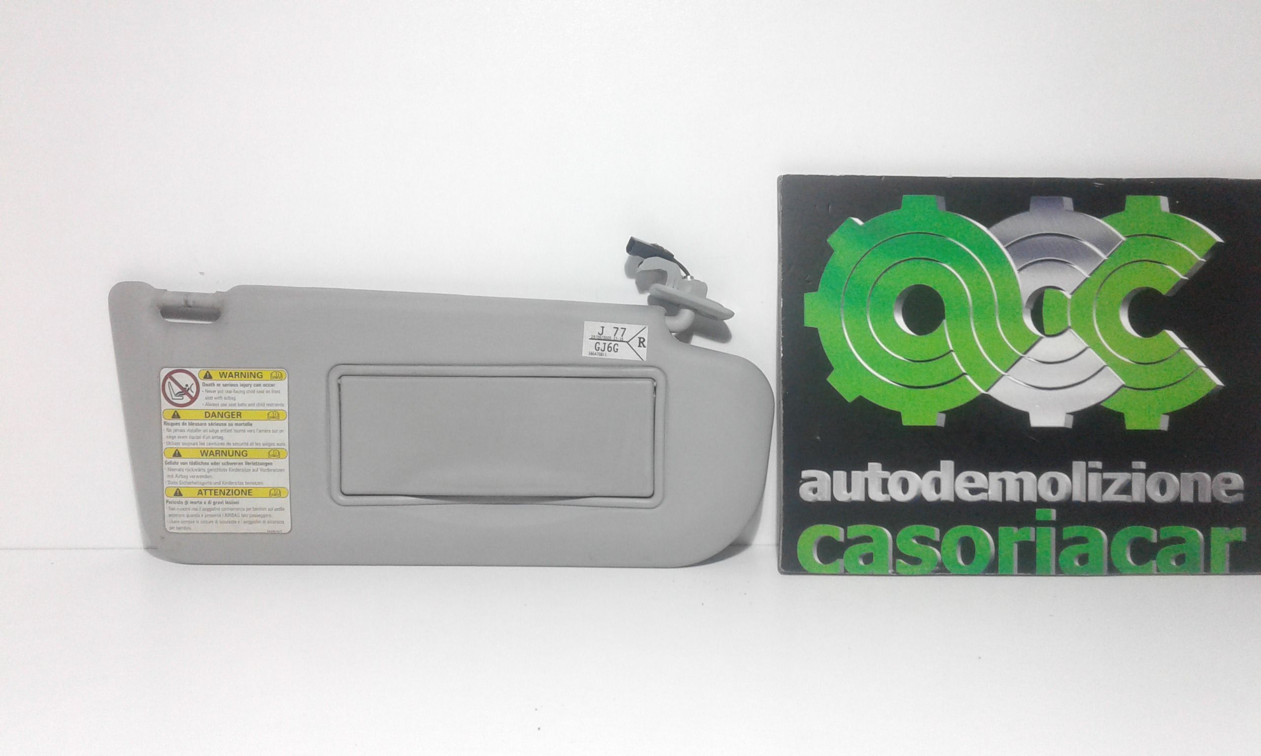 Parasole aletta Lato Passeggero MAZDA 6 S. Wagon