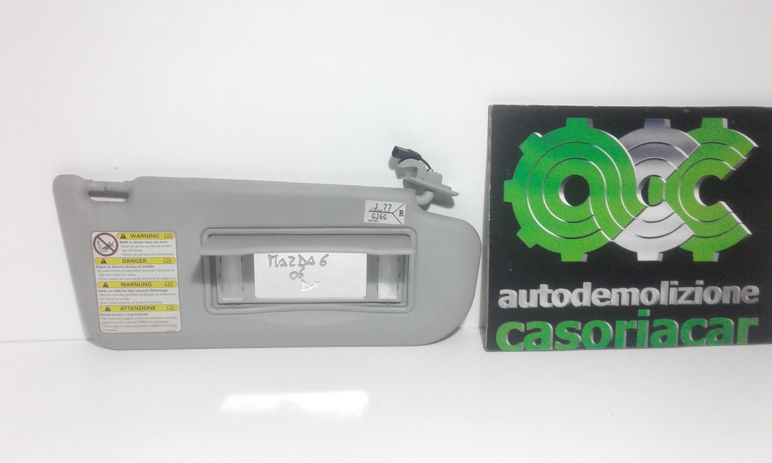 Parasole aletta Lato Passeggero MAZDA 6 S. Wagon