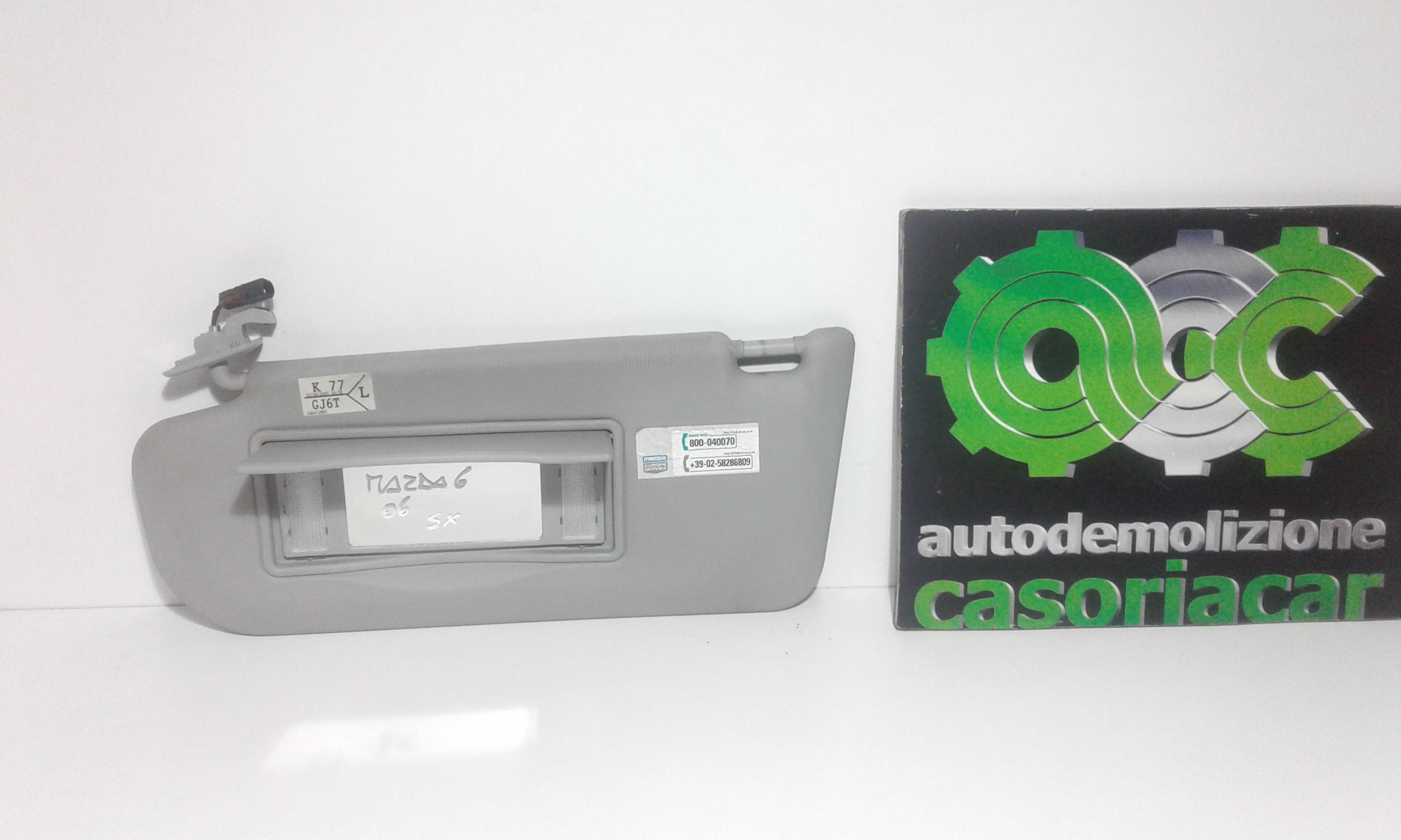 Parasole aletta anteriore Lato Guida MAZDA 6 S. Wagon