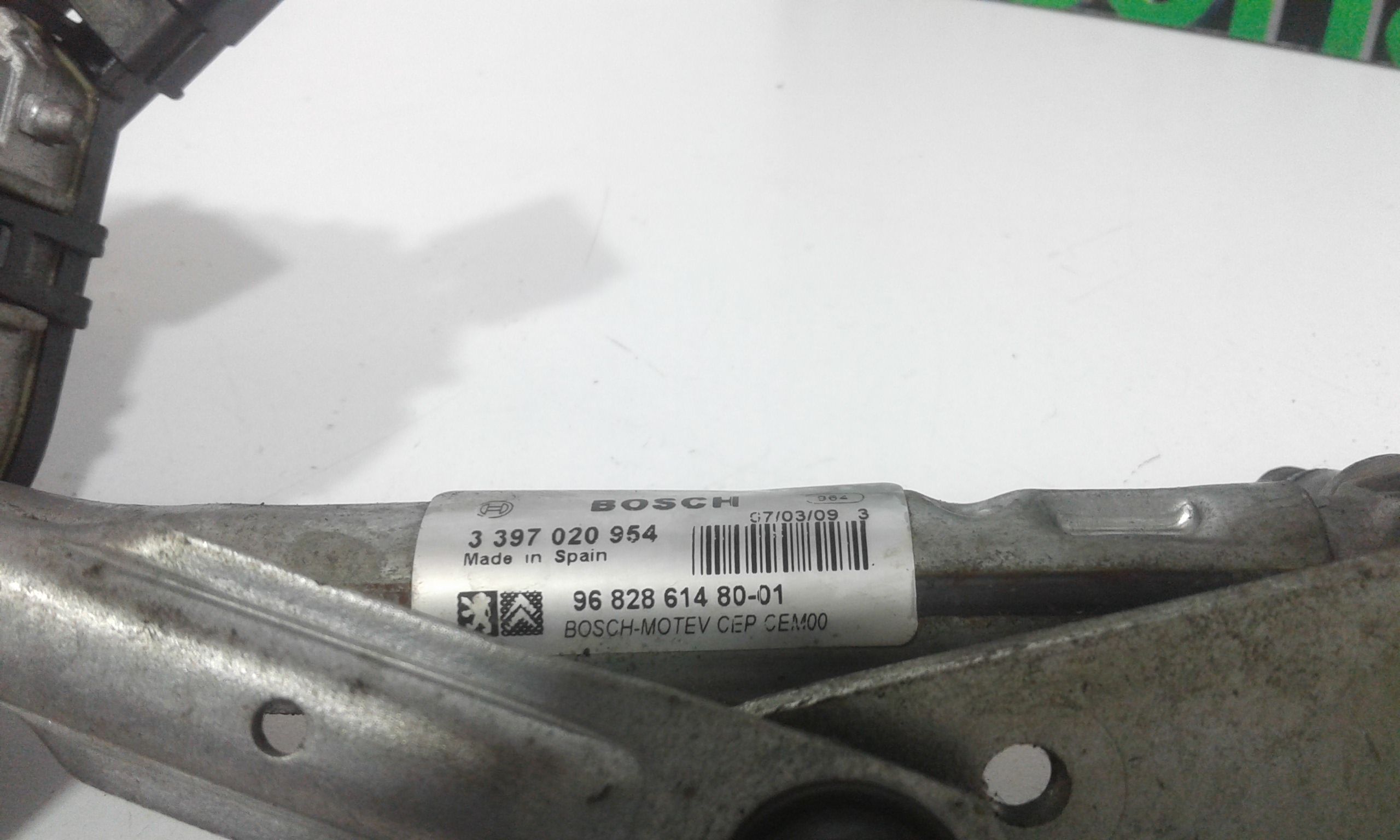 Motorino tergi ant completo di tandem PEUGEOT Partner 3 Serie