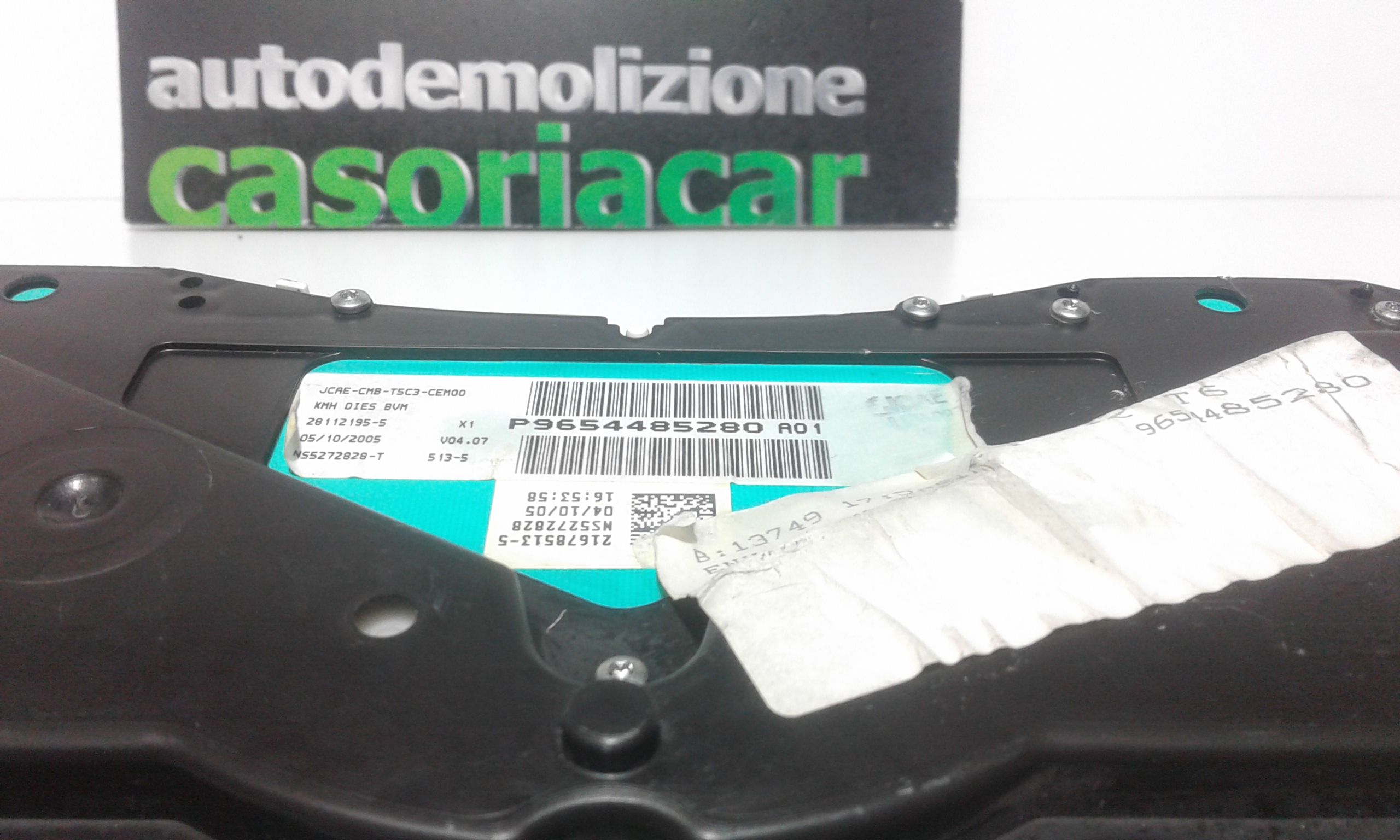 Quadro Strumenti PEUGEOT 307 Berlina 2 Serie