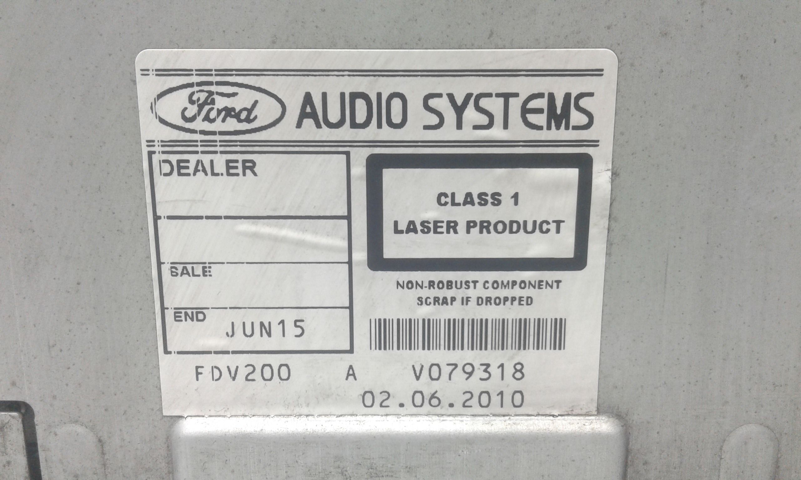 Autoradio FORD Transit 5 Serie