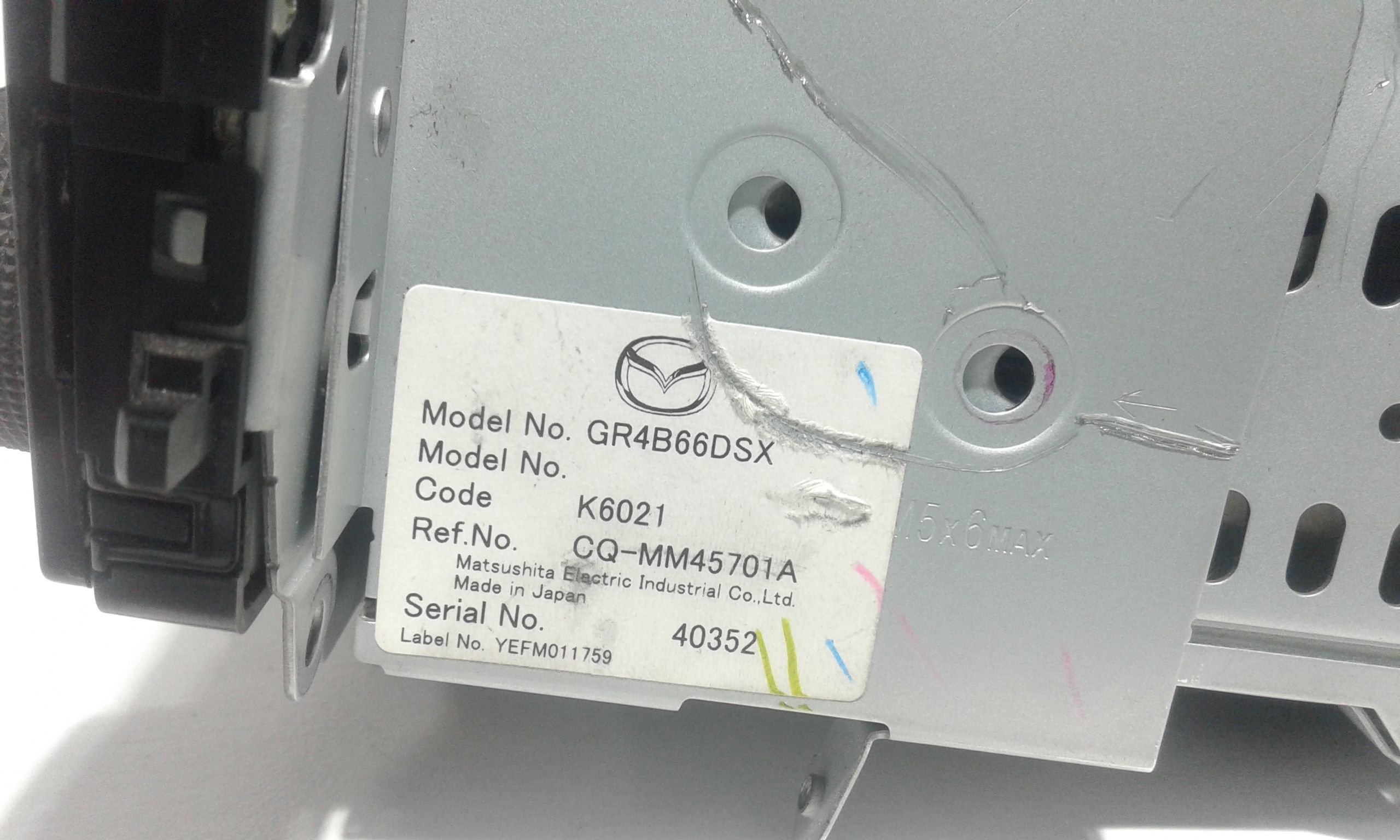 Autoradio MAZDA 6 S. Wagon