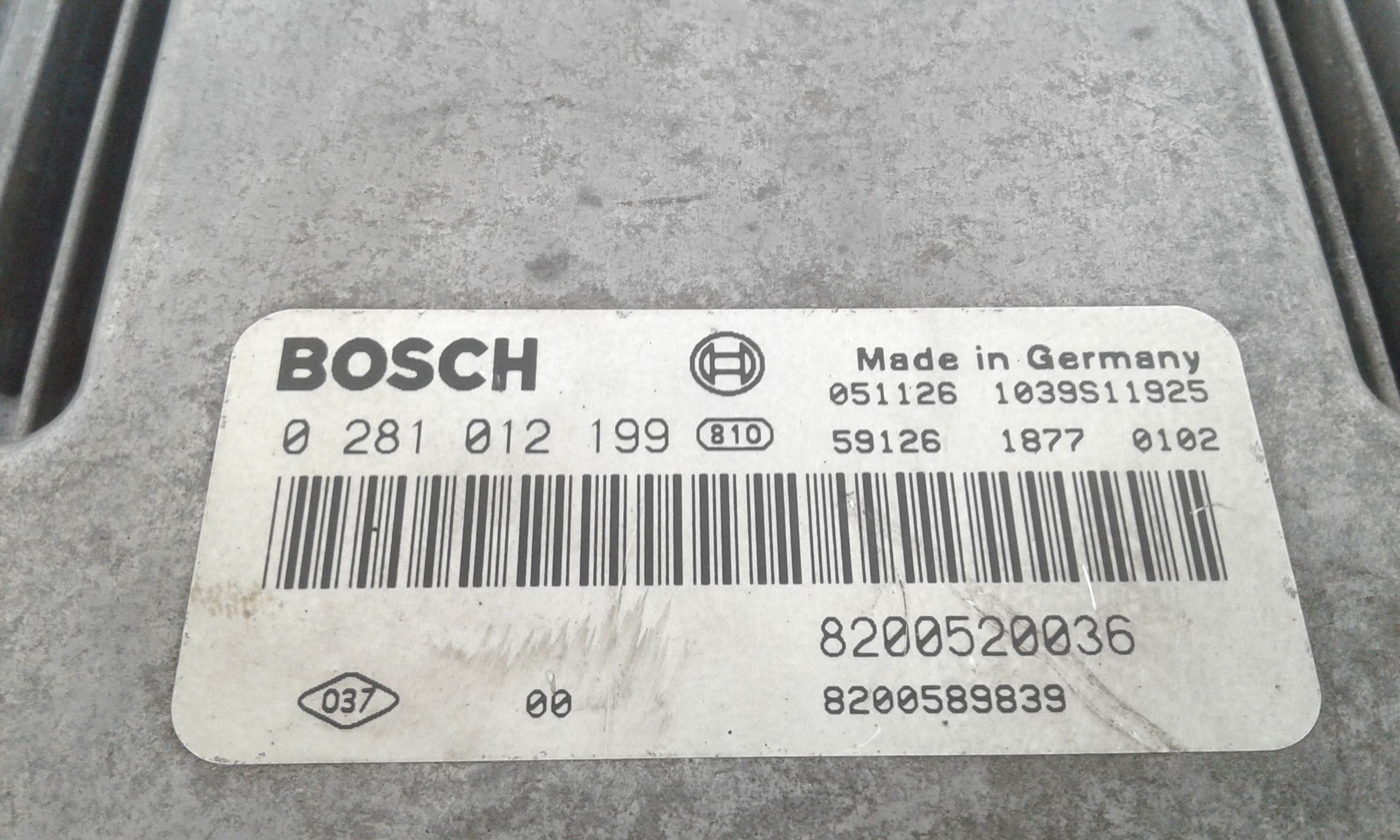 Centralina motore RENAULT Laguna Berlina 4 Serie