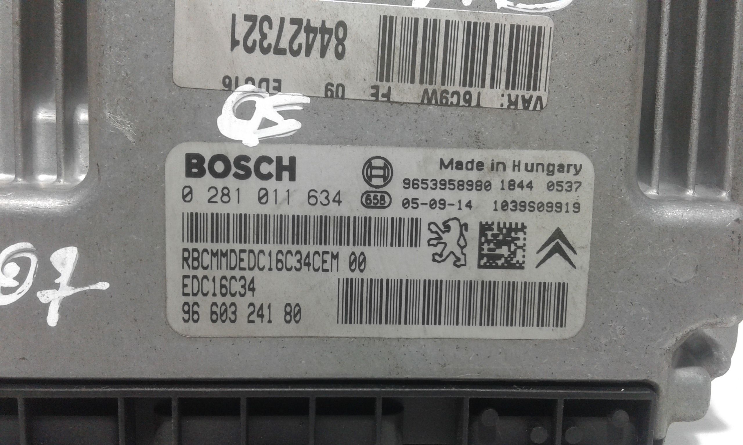 Centralina motore PEUGEOT 307 Berlina 2 Serie