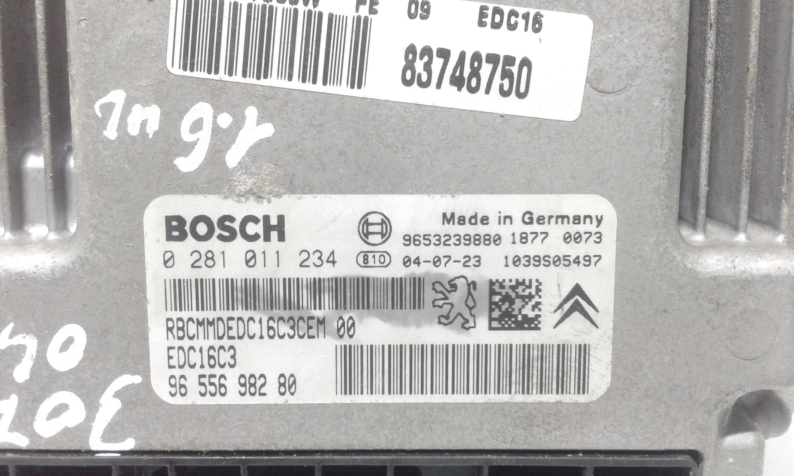 Centralina motore PEUGEOT 307 Berlina