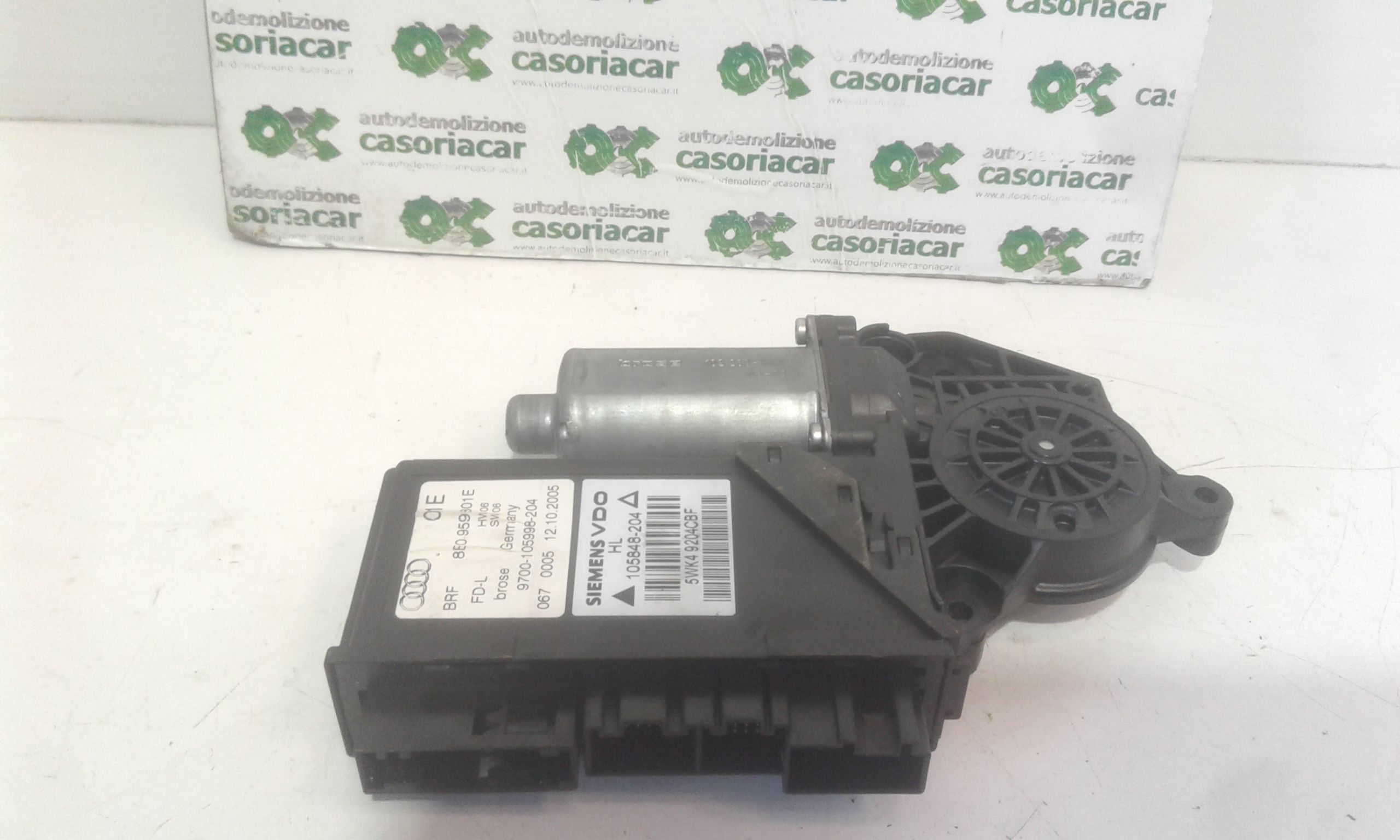 Motorino Alzavetro posteriore Sinistro AUDI A4 Allroad 3 Serie