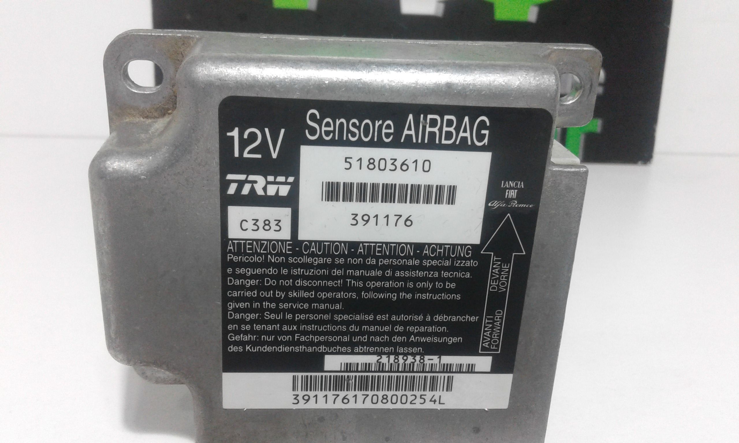 Centralina Airbag FIAT Panda 2 Serie