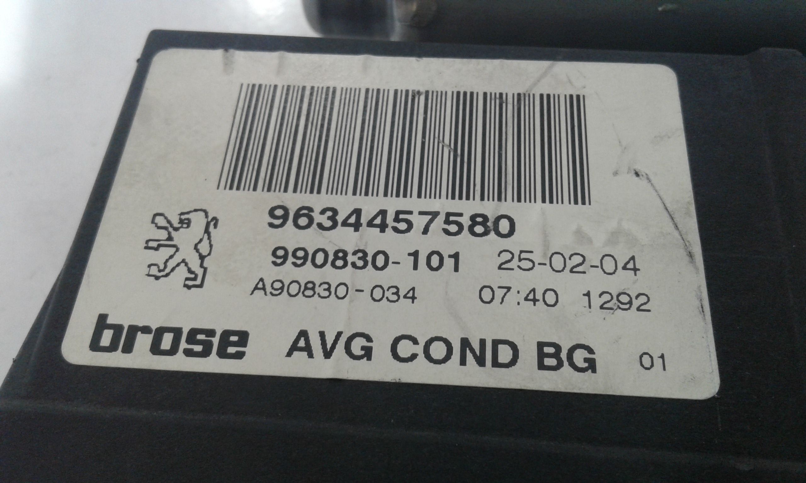 Motorino Alzavetro anteriore Sinistro PEUGEOT 307 Berlina