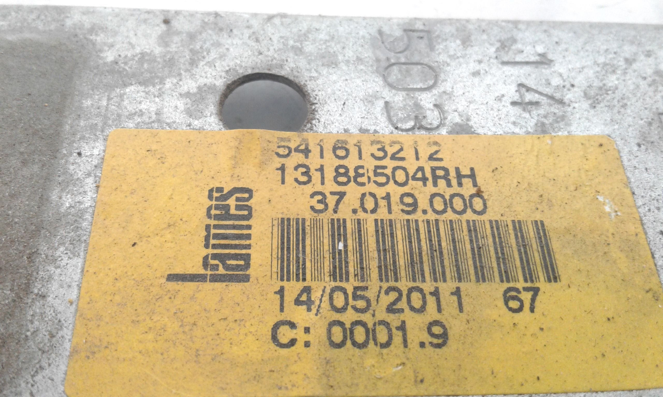 Cremagliera posteriore destra passeggero OPEL Corsa D 5P 1 Serie