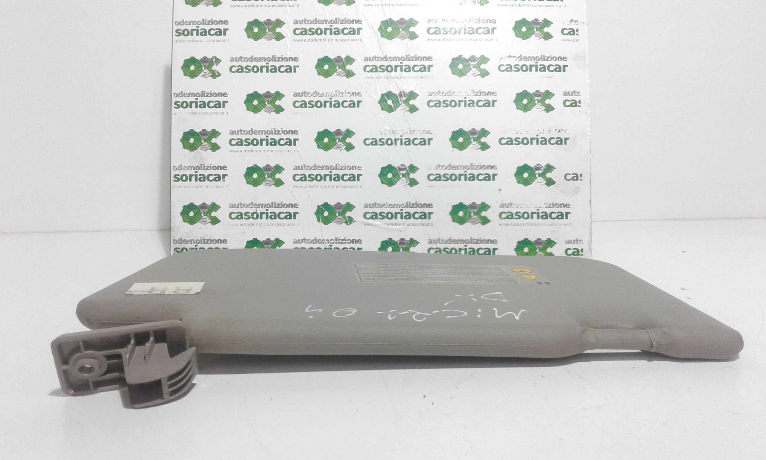 Parasole aletta Lato Passeggero NISSAN Micra 4 Serie