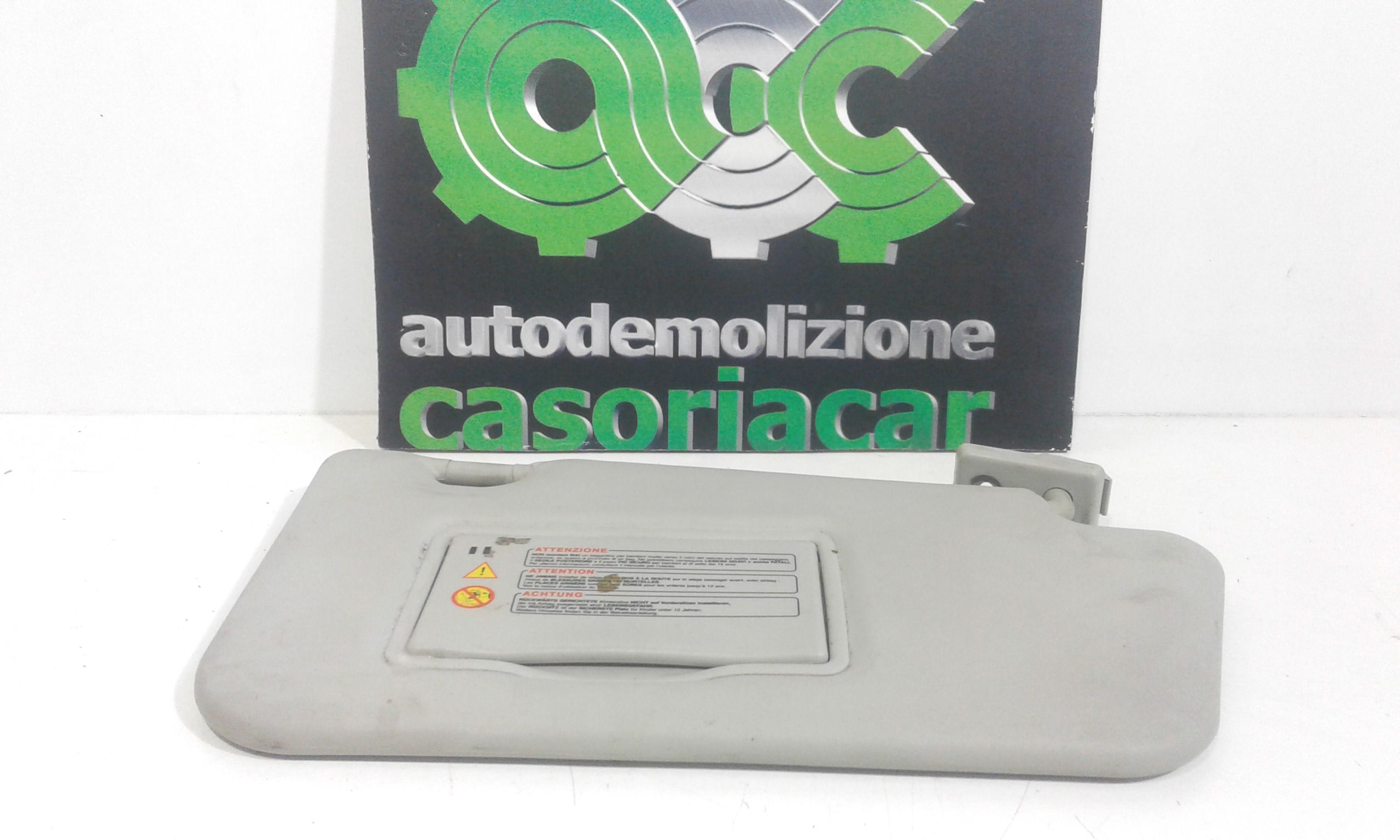 Parasole aletta Lato Passeggero NISSAN Micra 4 Serie