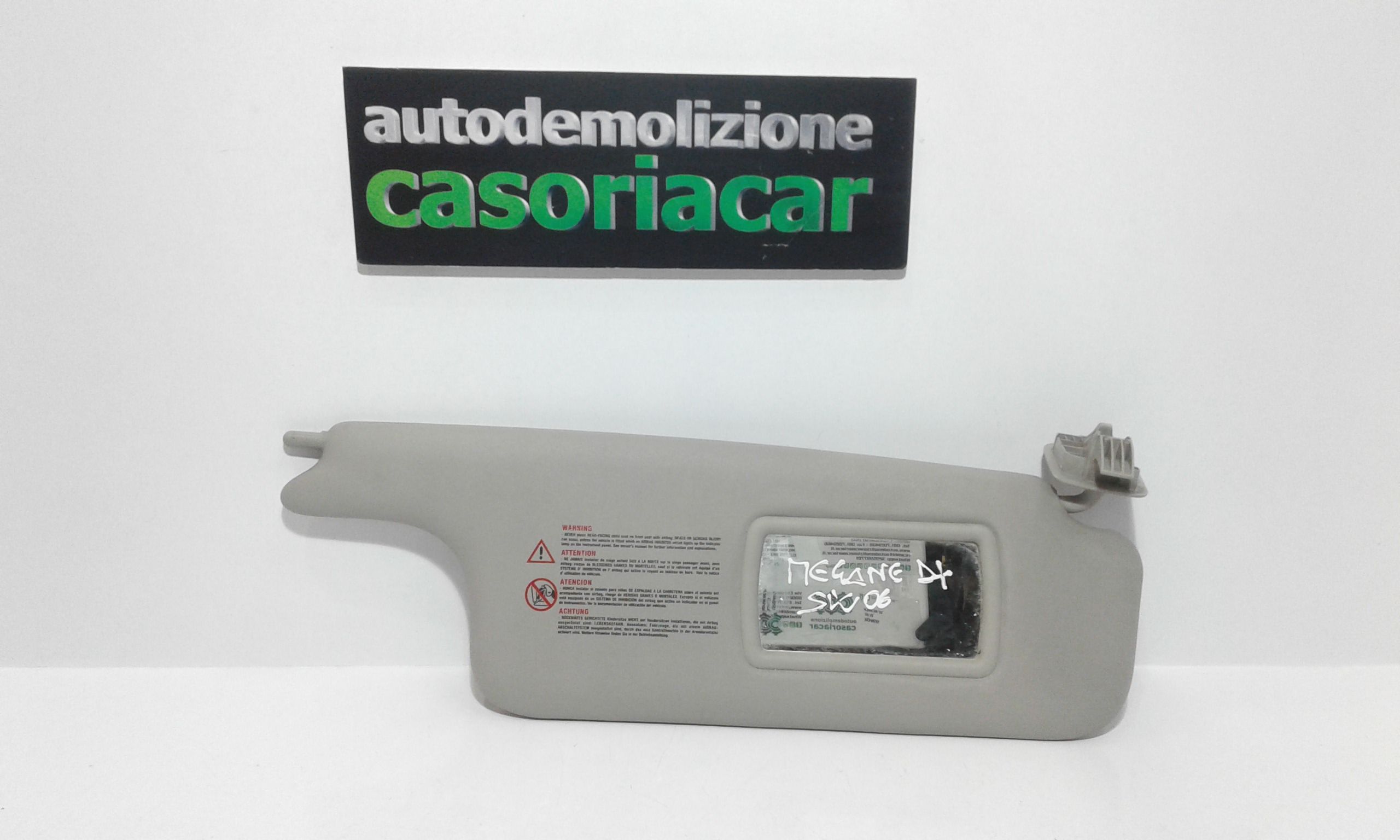 Parasole aletta Lato Passeggero RENAULT Megane ll S. Wagon