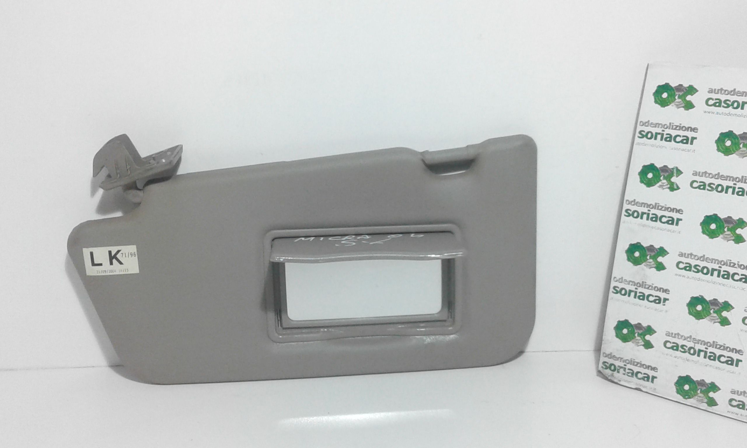 Parasole aletta anteriore Lato Guida NISSAN Micra 4 Serie