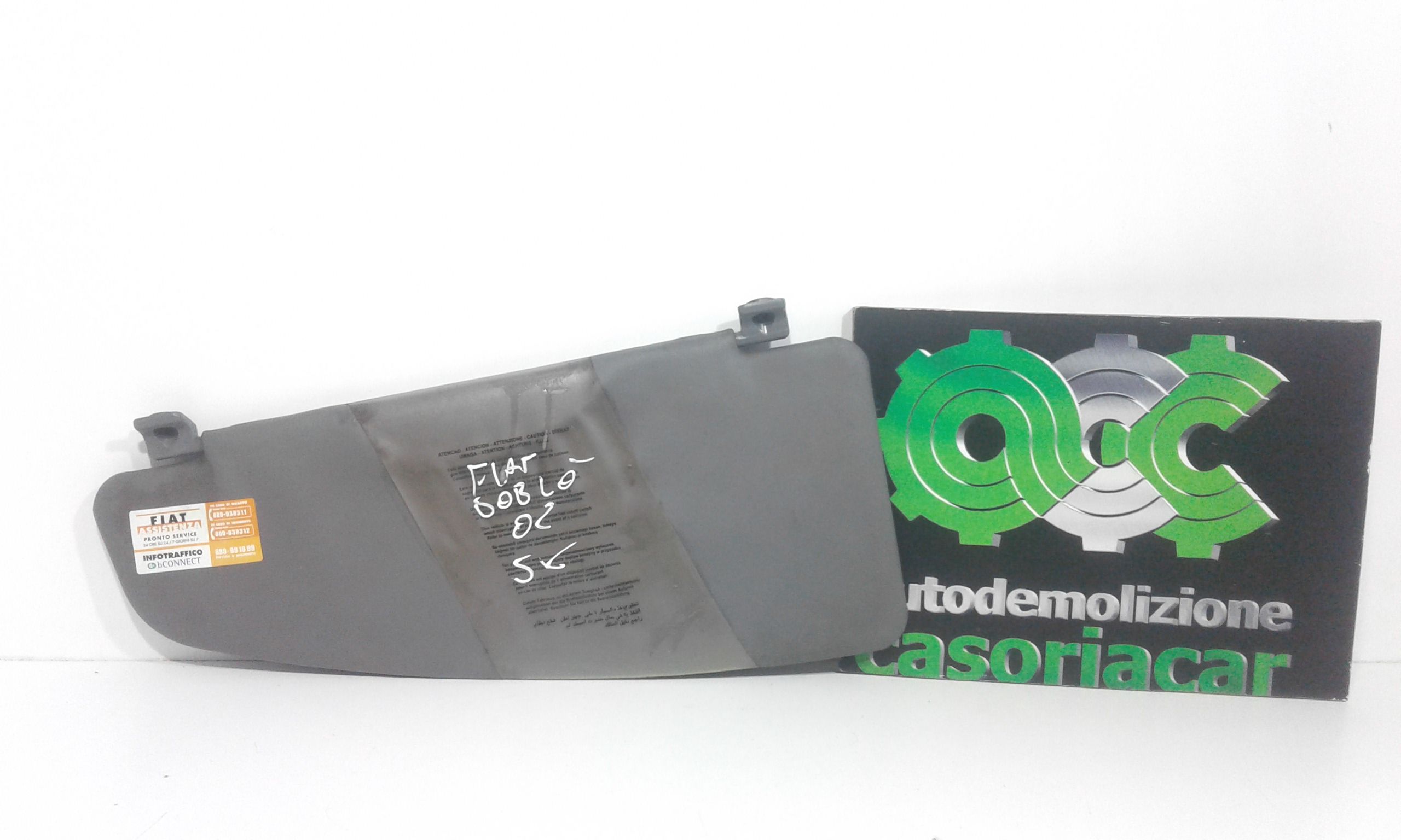 Parasole aletta anteriore Lato Guida FIAT Dobl 1 Serie